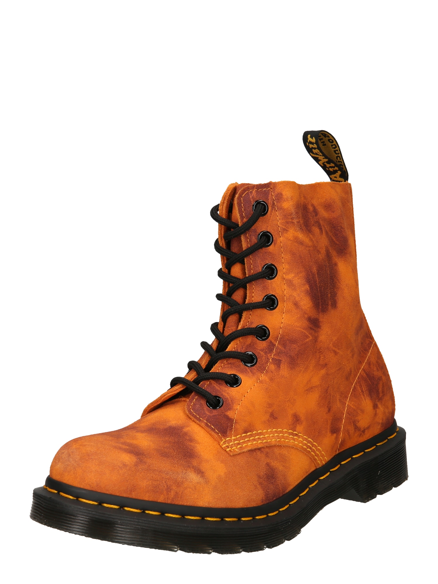 Dr. Martens Gležnarji z vezalkami 'Pascal'  rjava / oranžna / črna