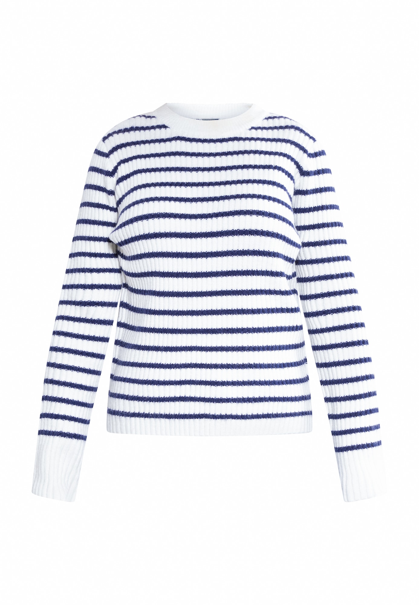 DreiMaster Maritim Pulover  modra / volneno bela