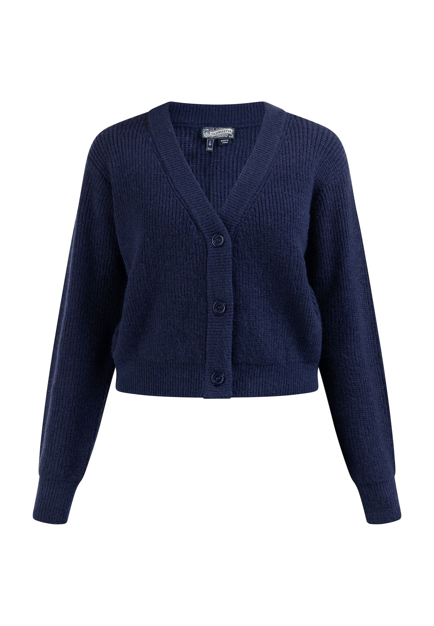 DreiMaster Vintage Pletena jopa  marine / bela