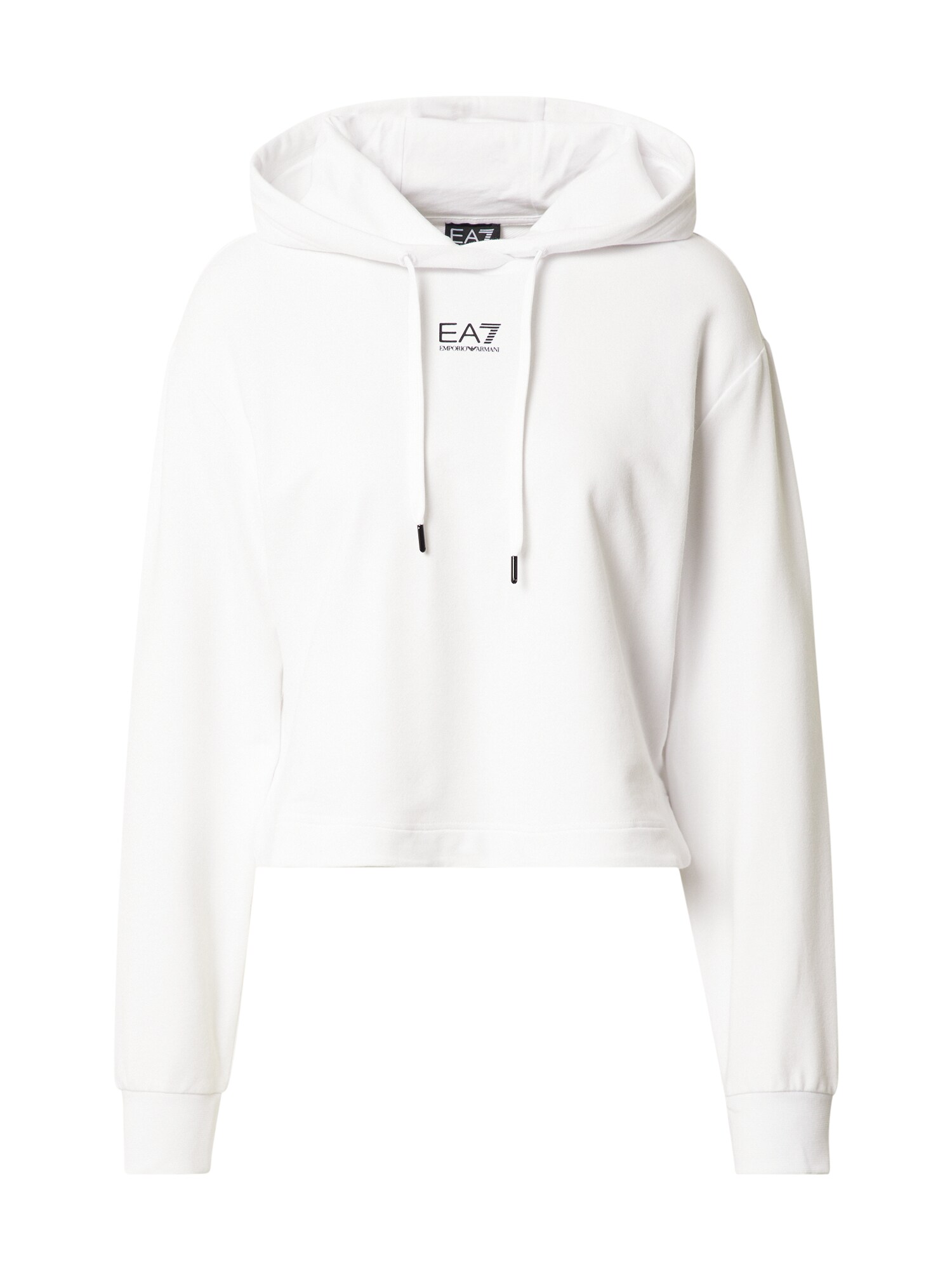 EA7 Emporio Armani Majica  črna / bela