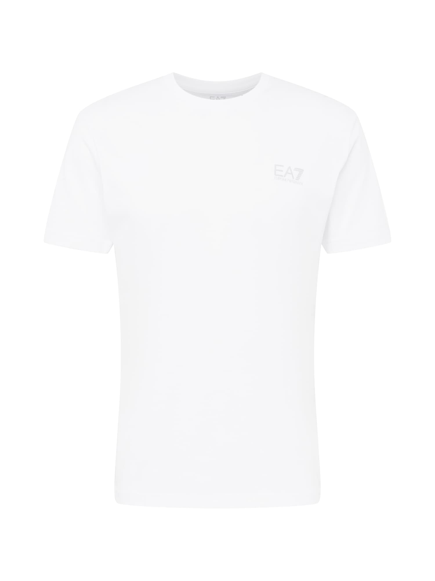 EA7 Emporio Armani Majica  siva / bela