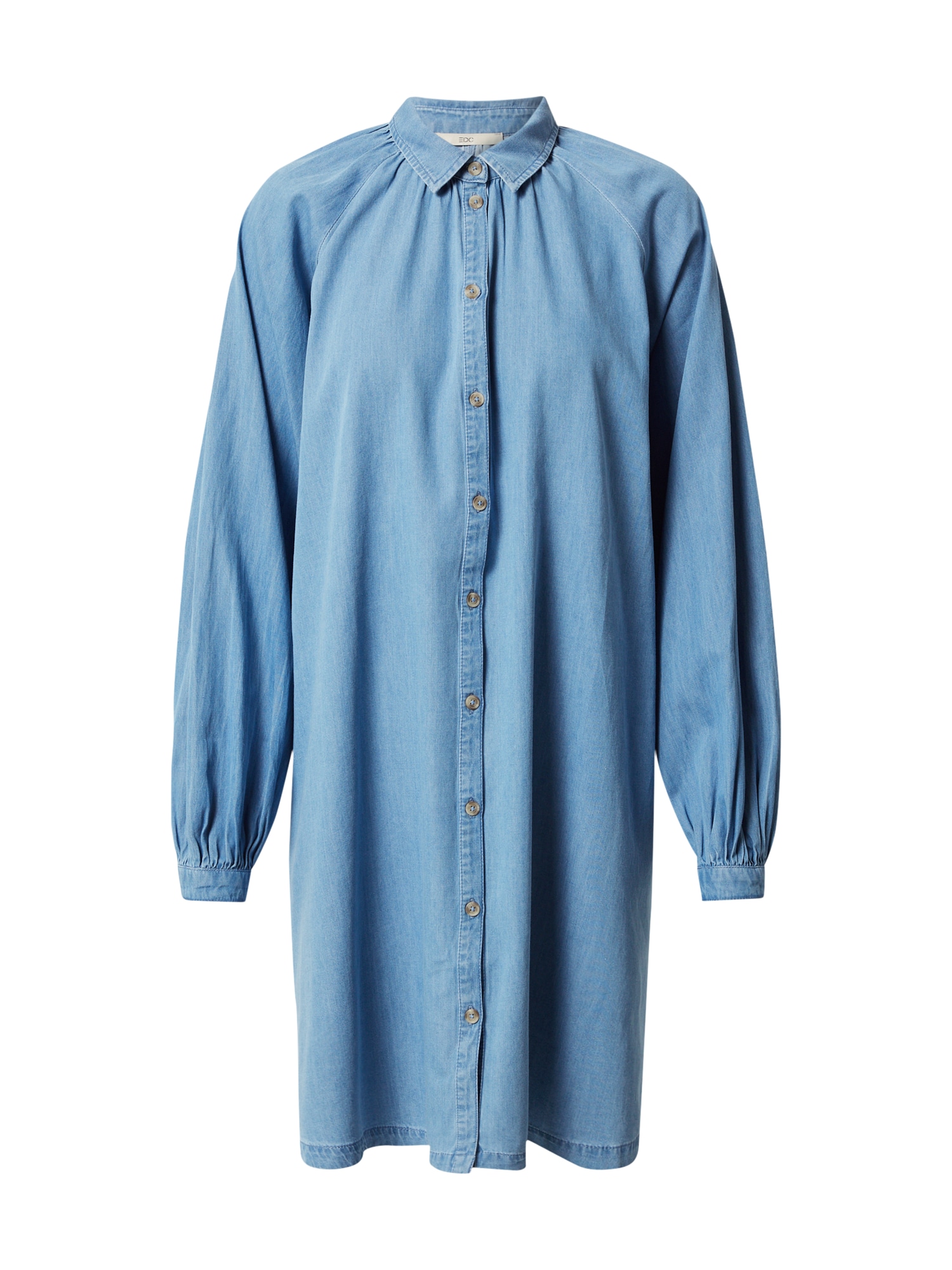 EDC BY ESPRIT Dolga srajca  moder denim