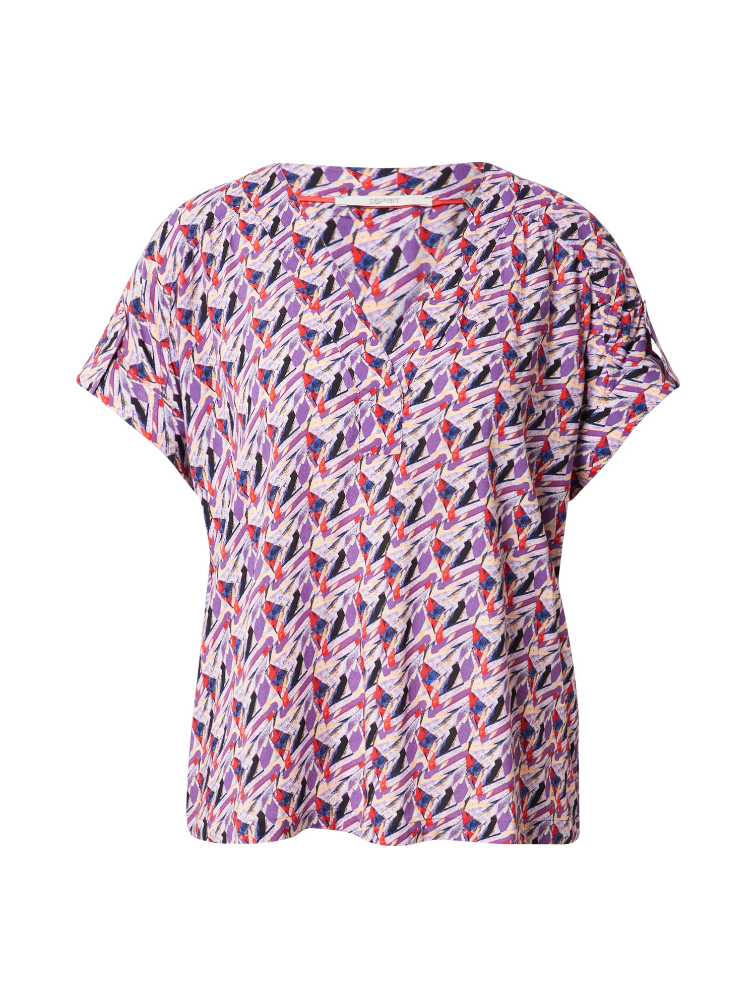 ESPRIT Bluza  bež / lila / rdeča / bela