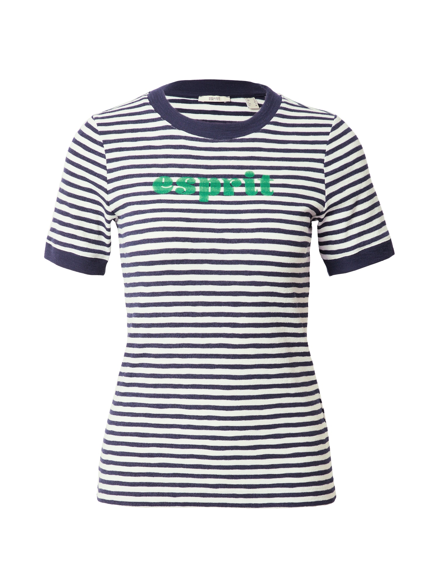 ESPRIT Majica  marine / zelena / bela