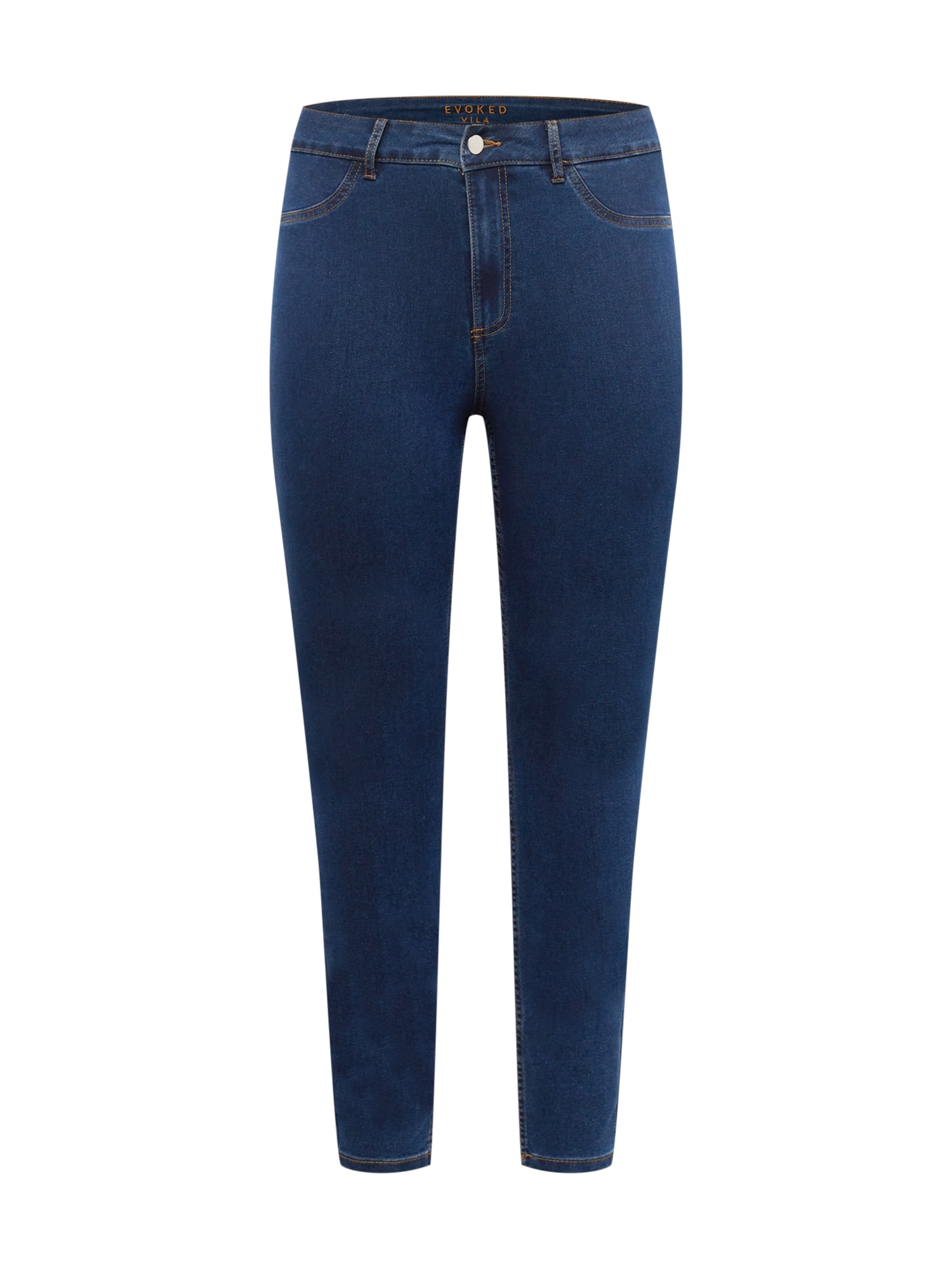 EVOKED Jeans pajkice  moder denim