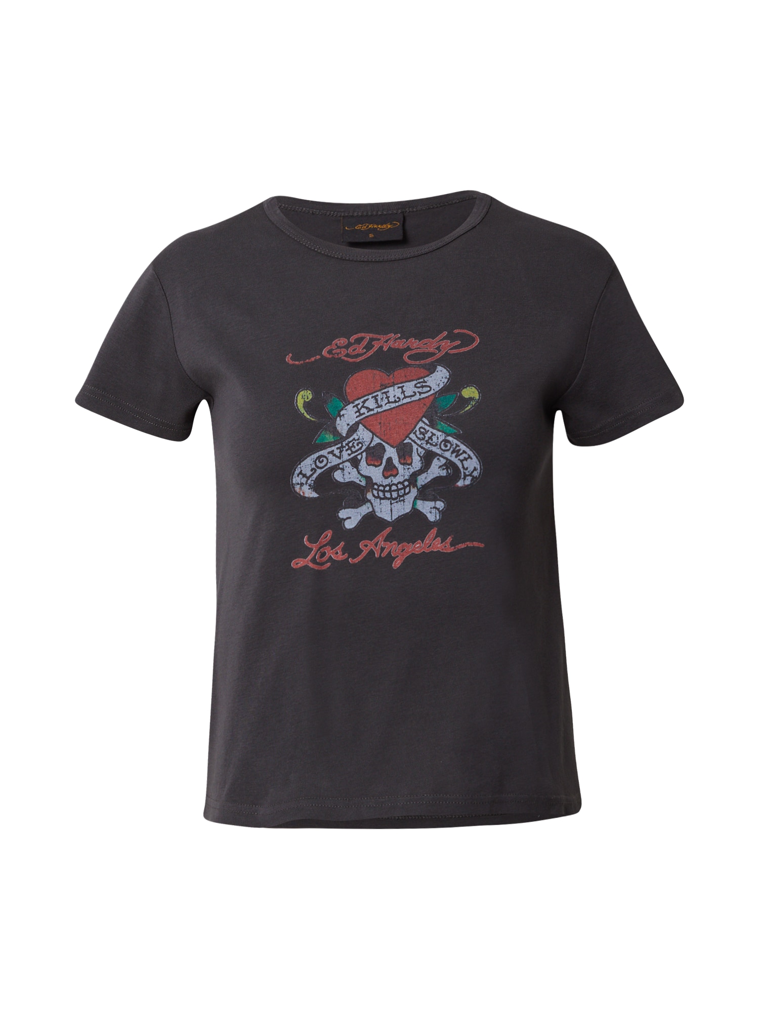 Ed Hardy Majica  mešane barve / črna