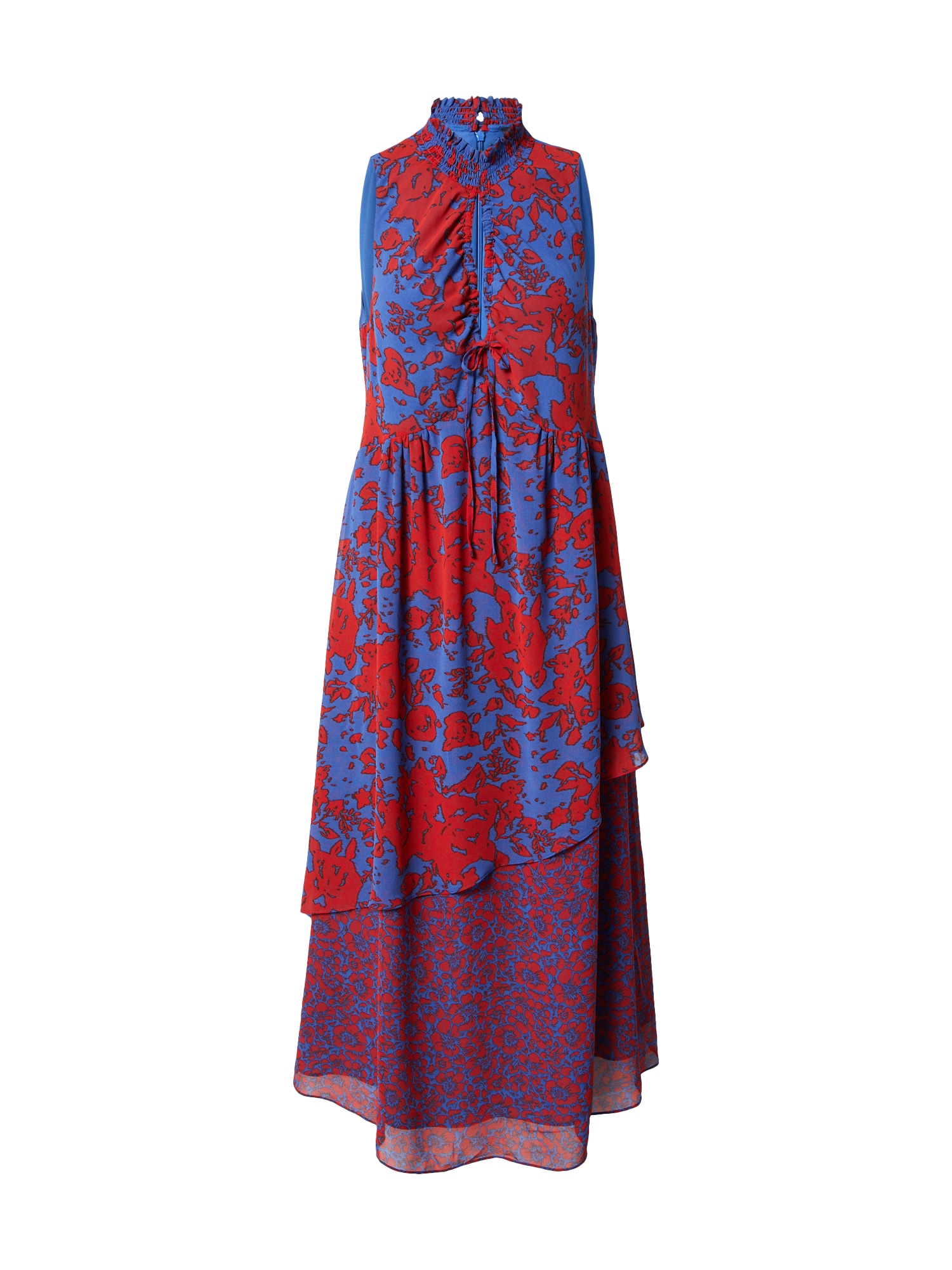 Esprit Collection Obleka  modra / rdeča