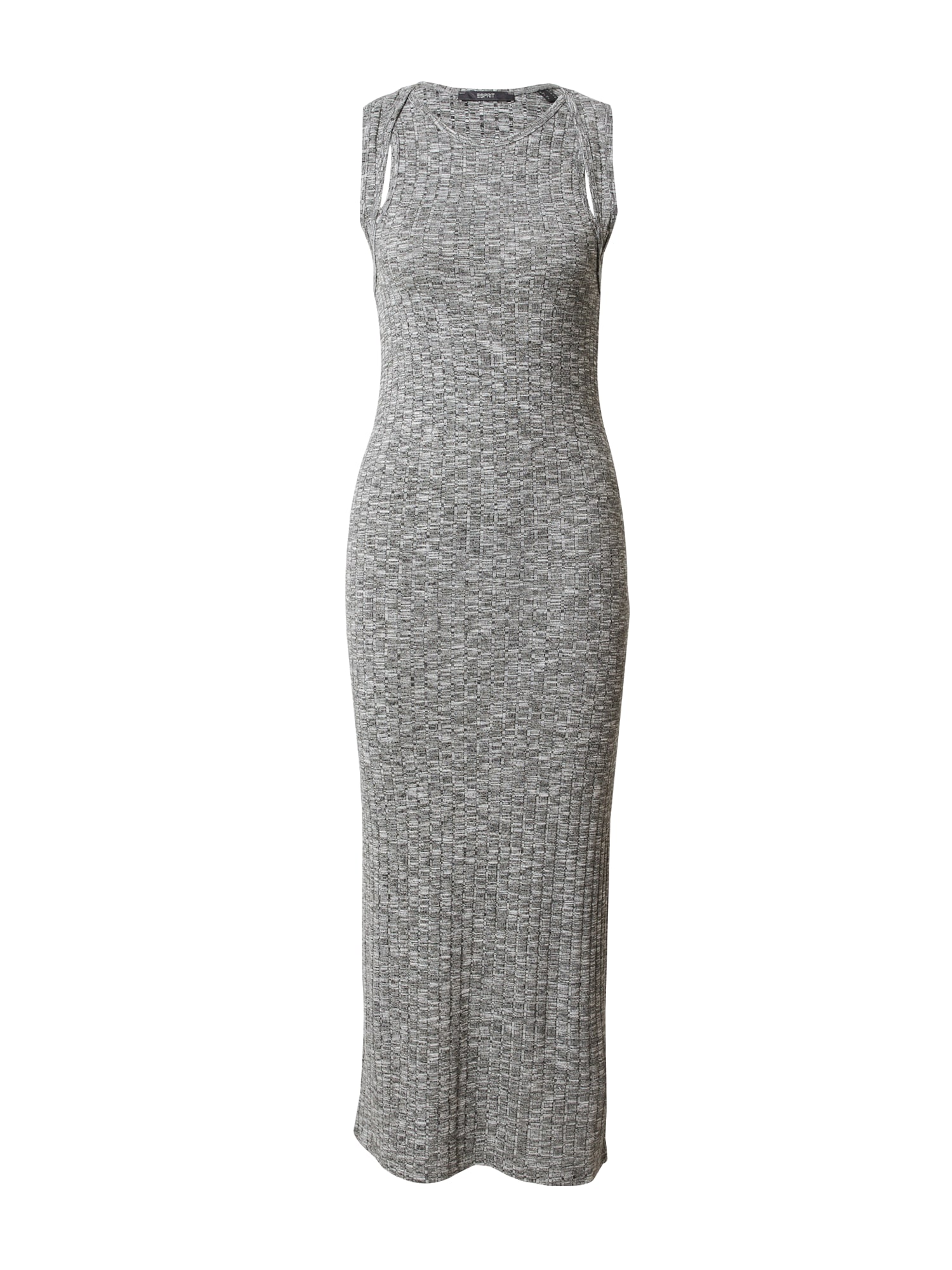 Esprit Collection Pletena obleka  antracit / pegasto siva