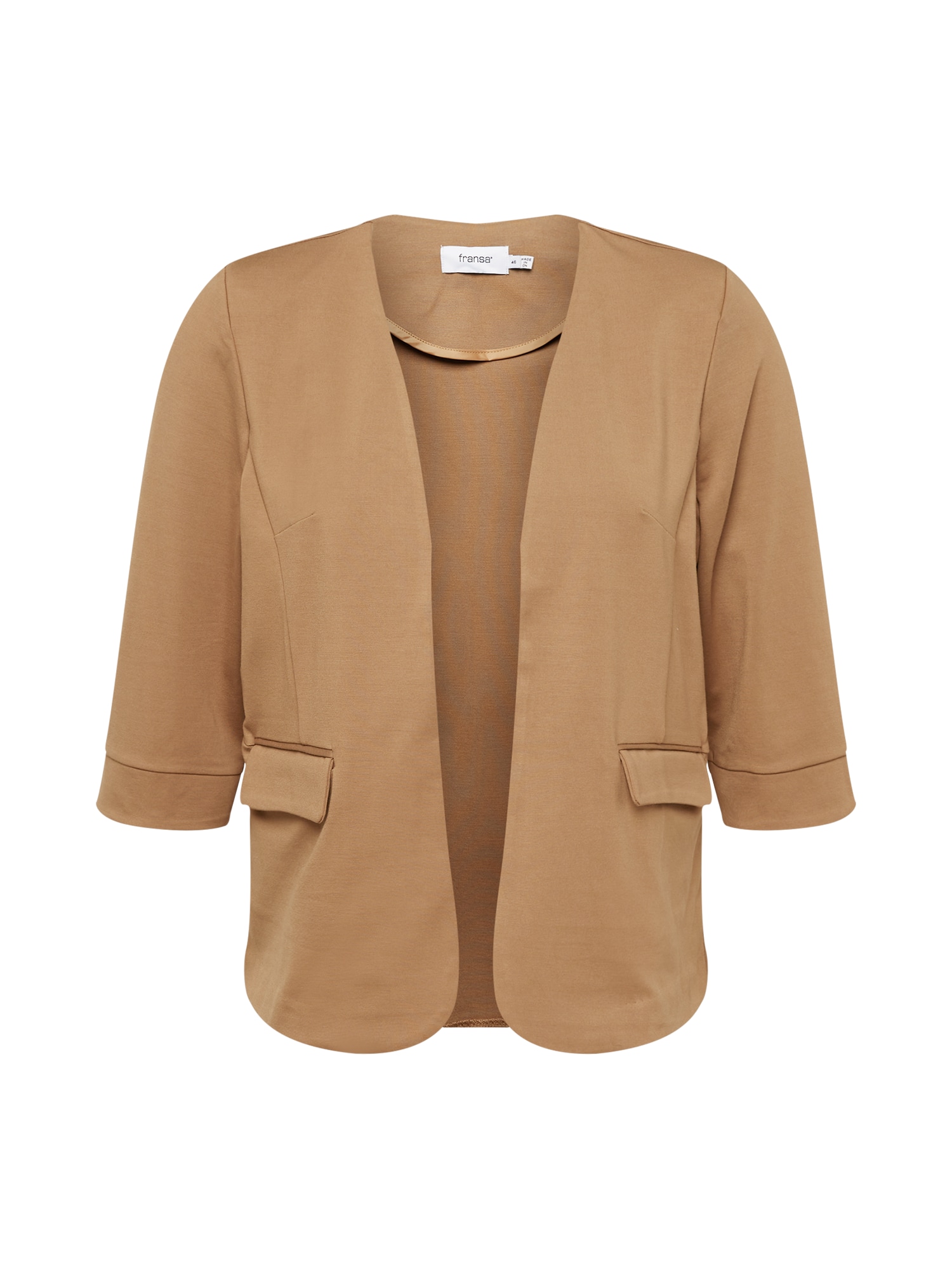 Fransa Curve Blazer 'STRETCH'  svetlo rjava