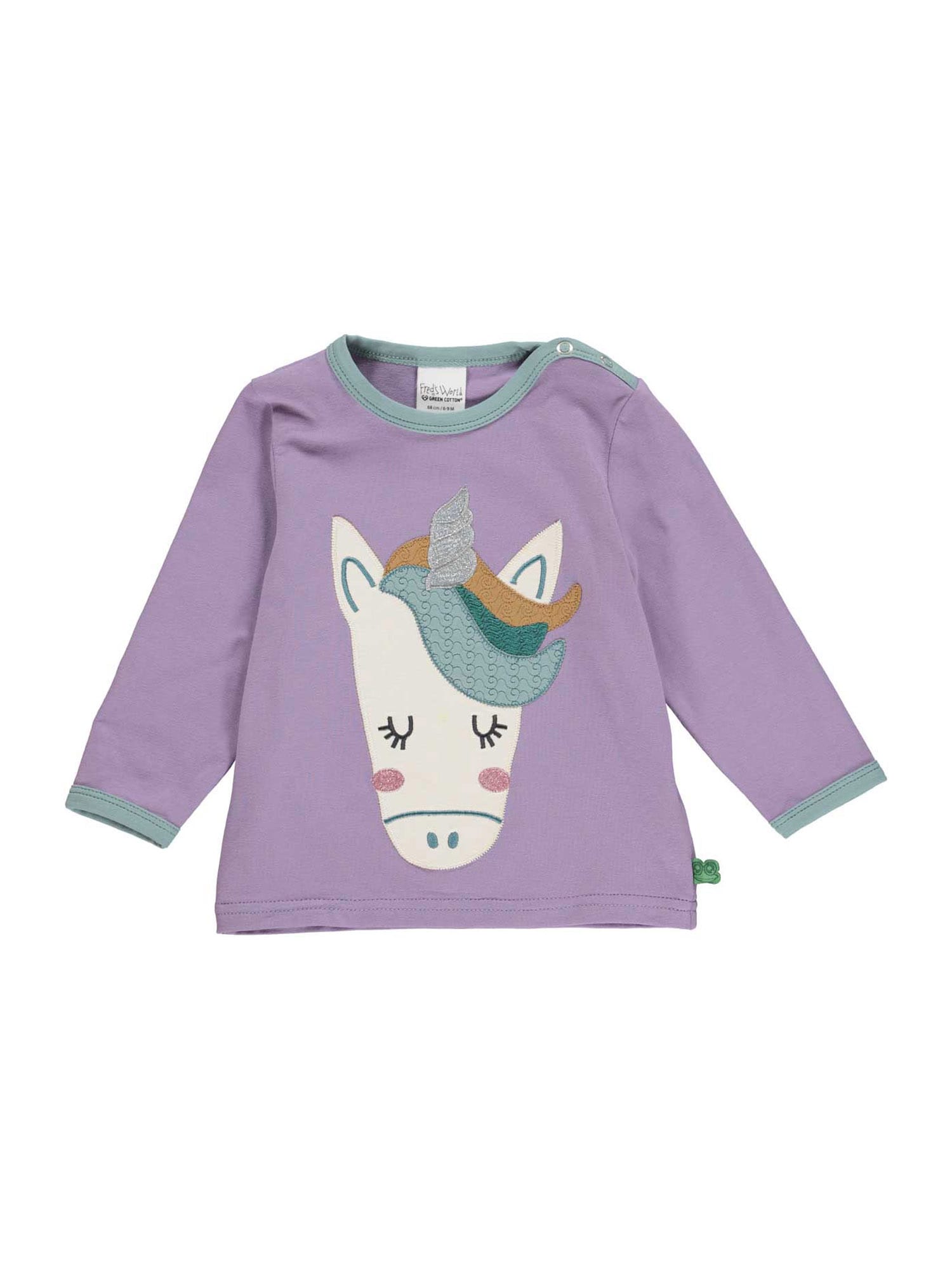 Fred's World by GREEN COTTON Majica 'Hello Unicorn'  majnica / mešane barve