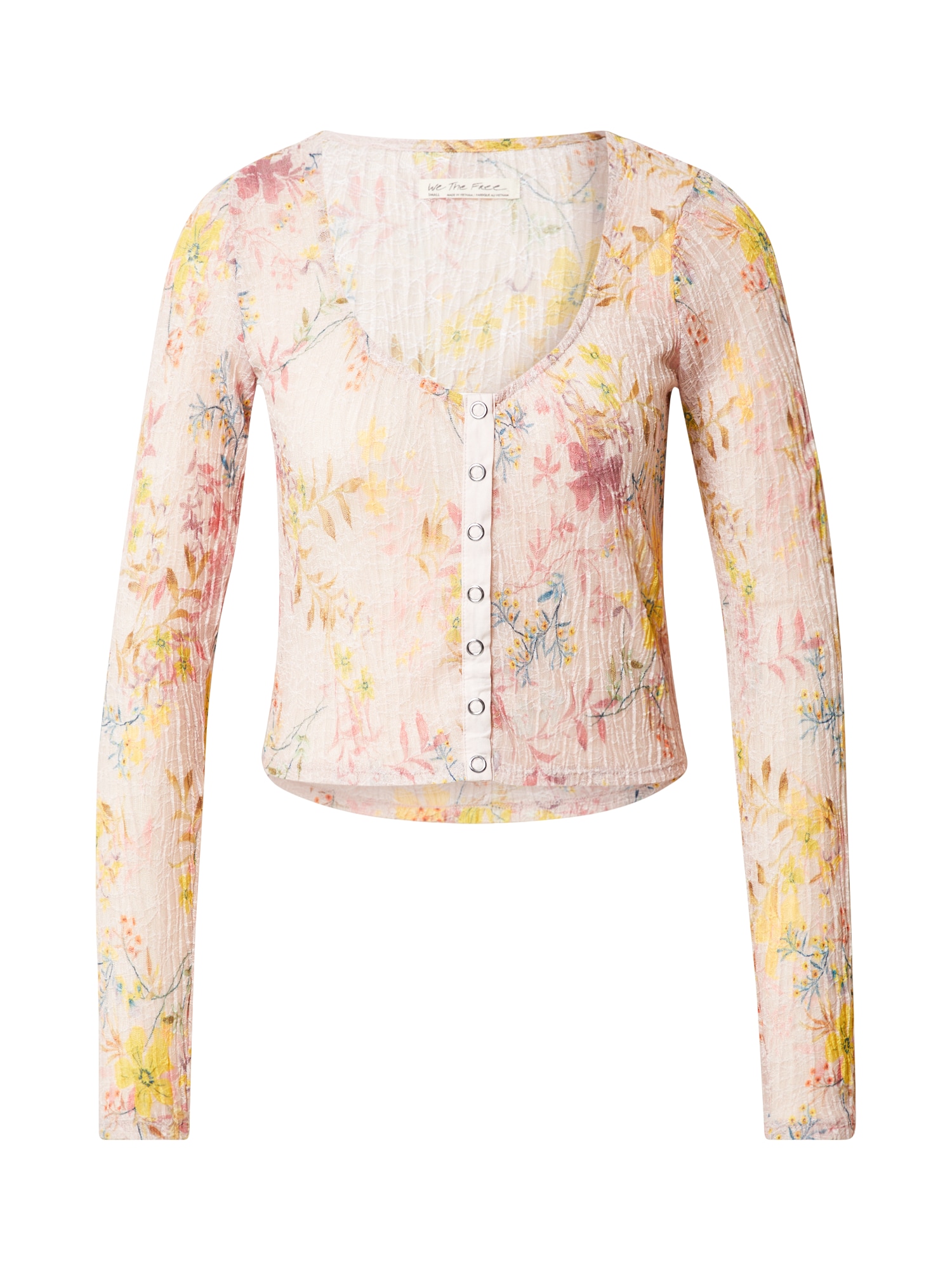 Free People Bluza 'ANGELINA'  rumena / zelena / pastelno roza / rdeča