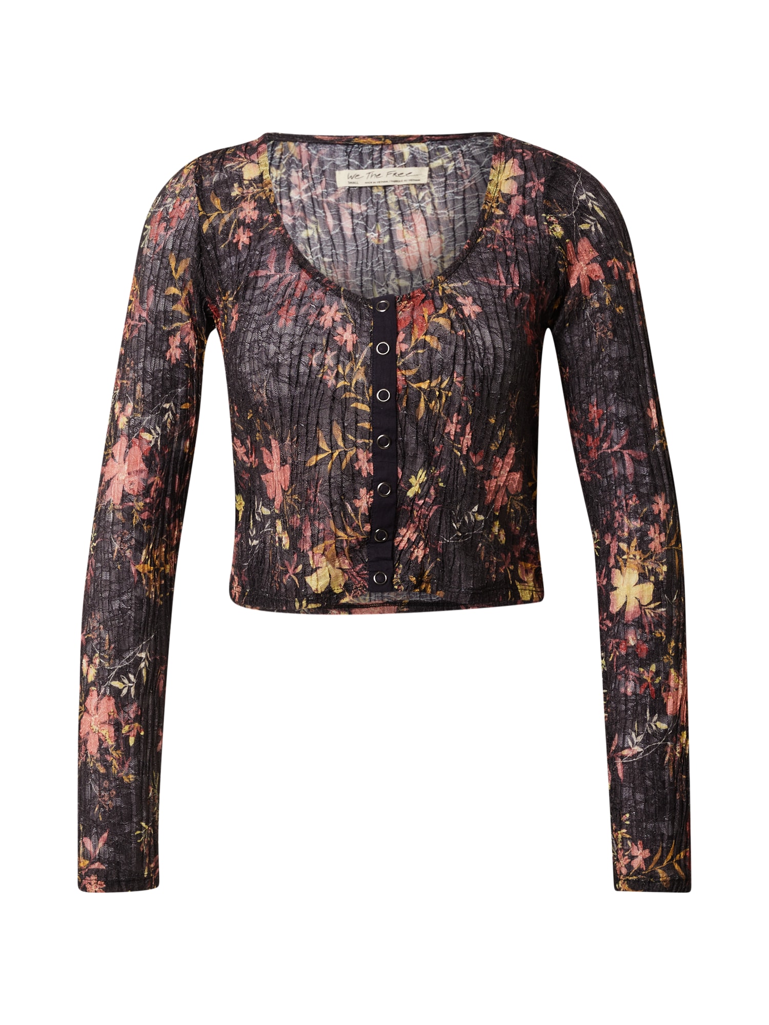 Free People Bluza 'ANGELINA'  temno modra / svetlo rjava / rumena / roza
