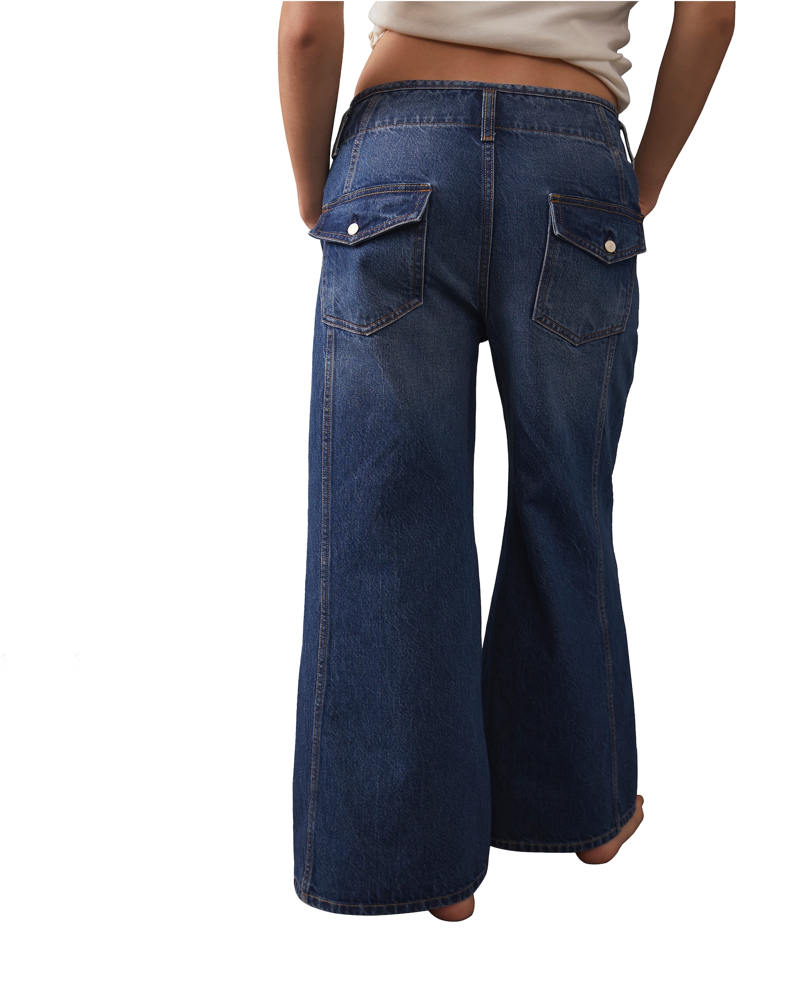 Free People Kavbojke 'HARLOW'  modra