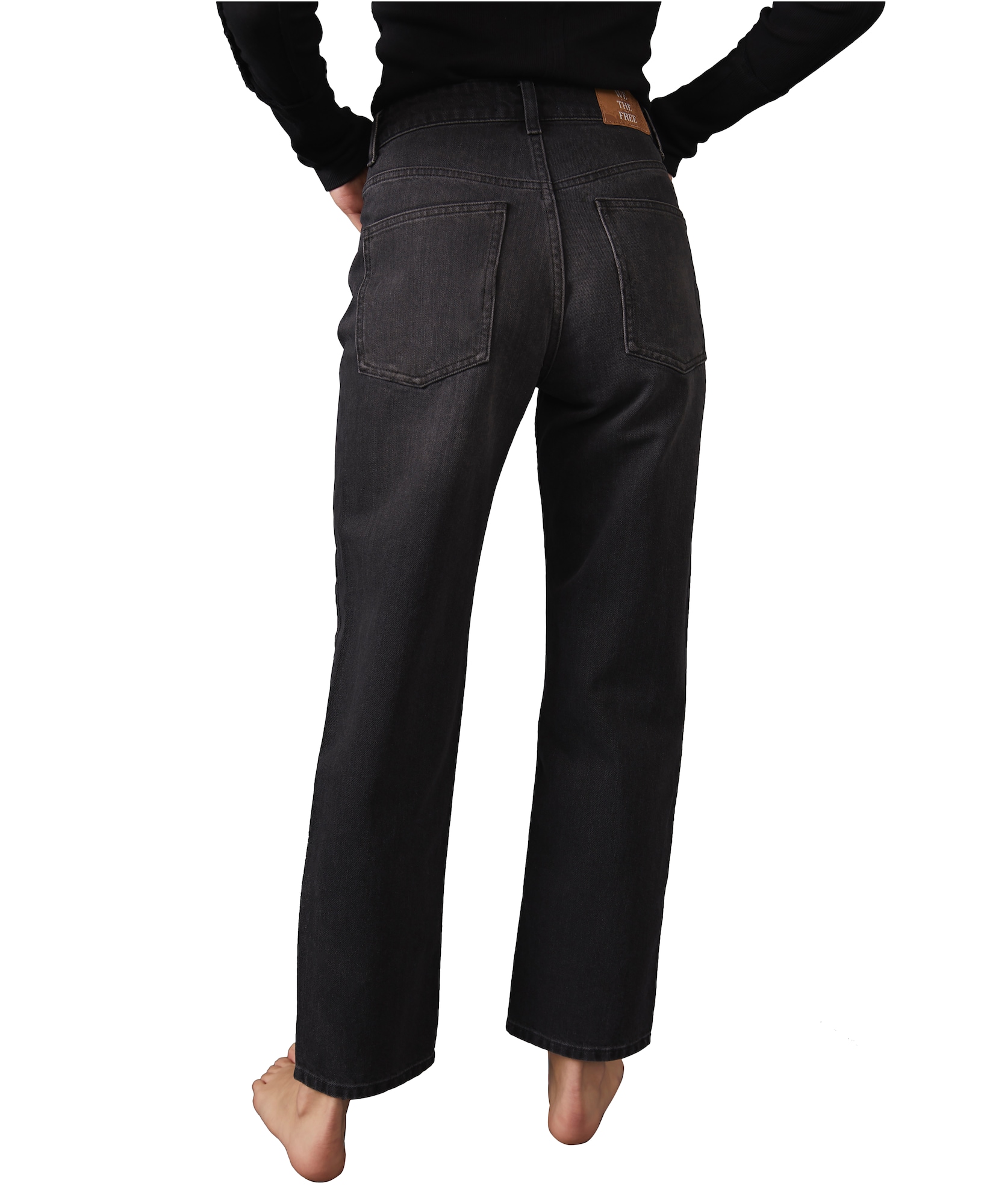 Free People Kavbojke 'PACIFICA'  črn denim