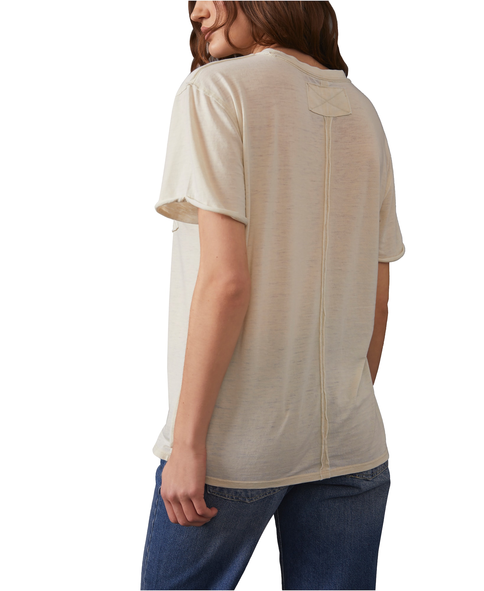 Free People Majica 'VELLA'  črna / bela