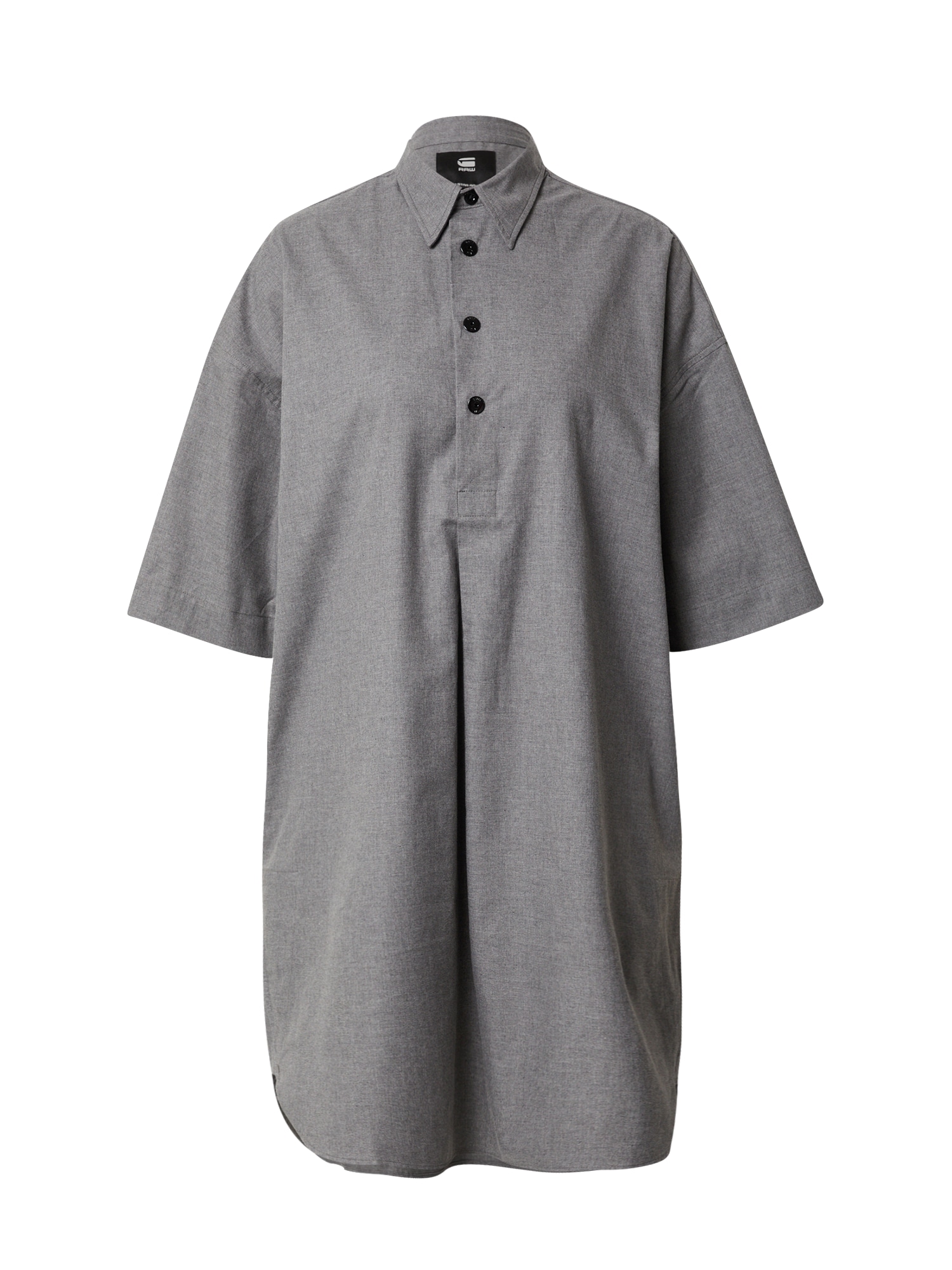 G-Star RAW Dolga srajca  pegasto siva