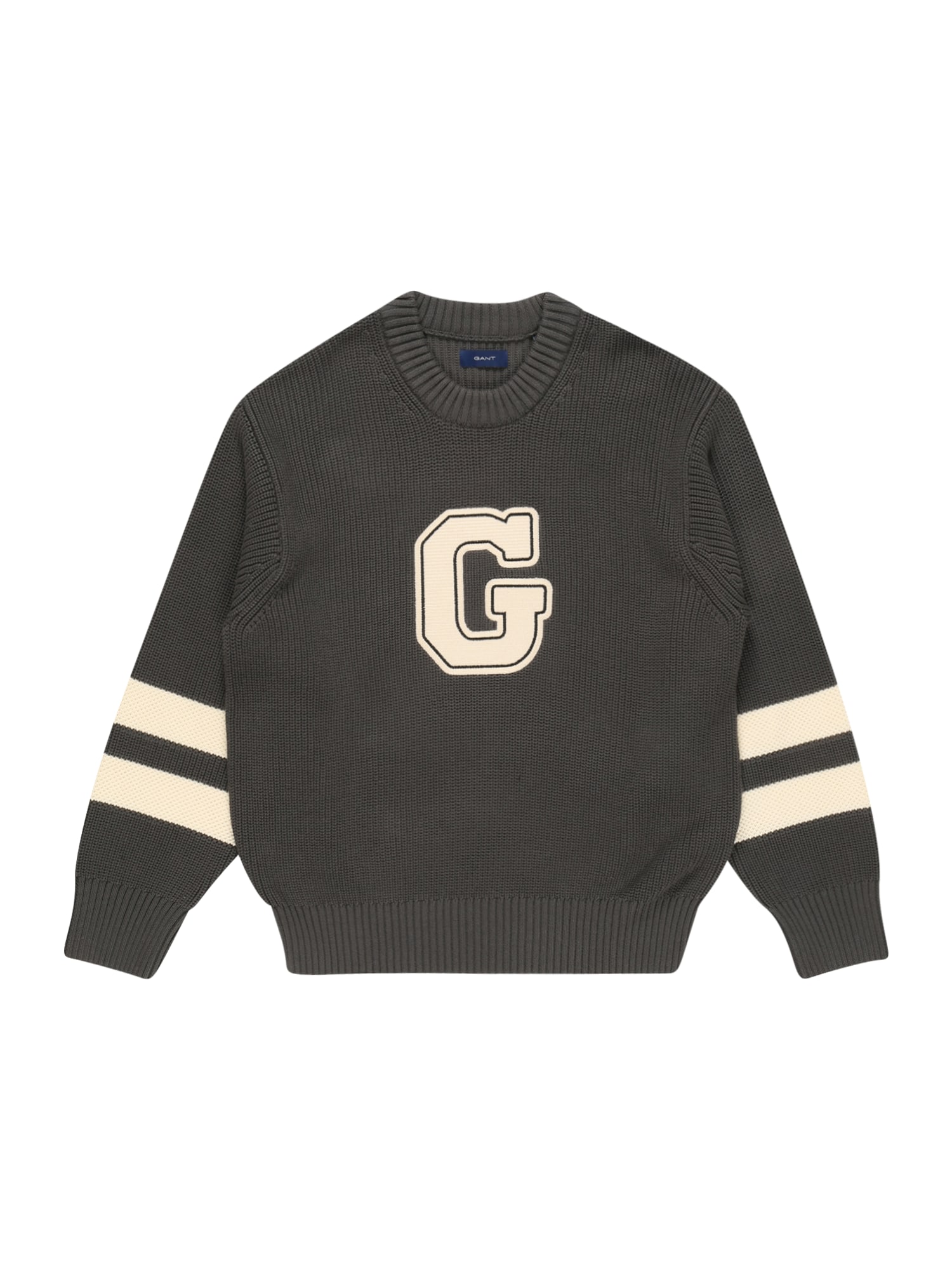 GANT Pulover 'COLLEGIATE'  kremna / grafit