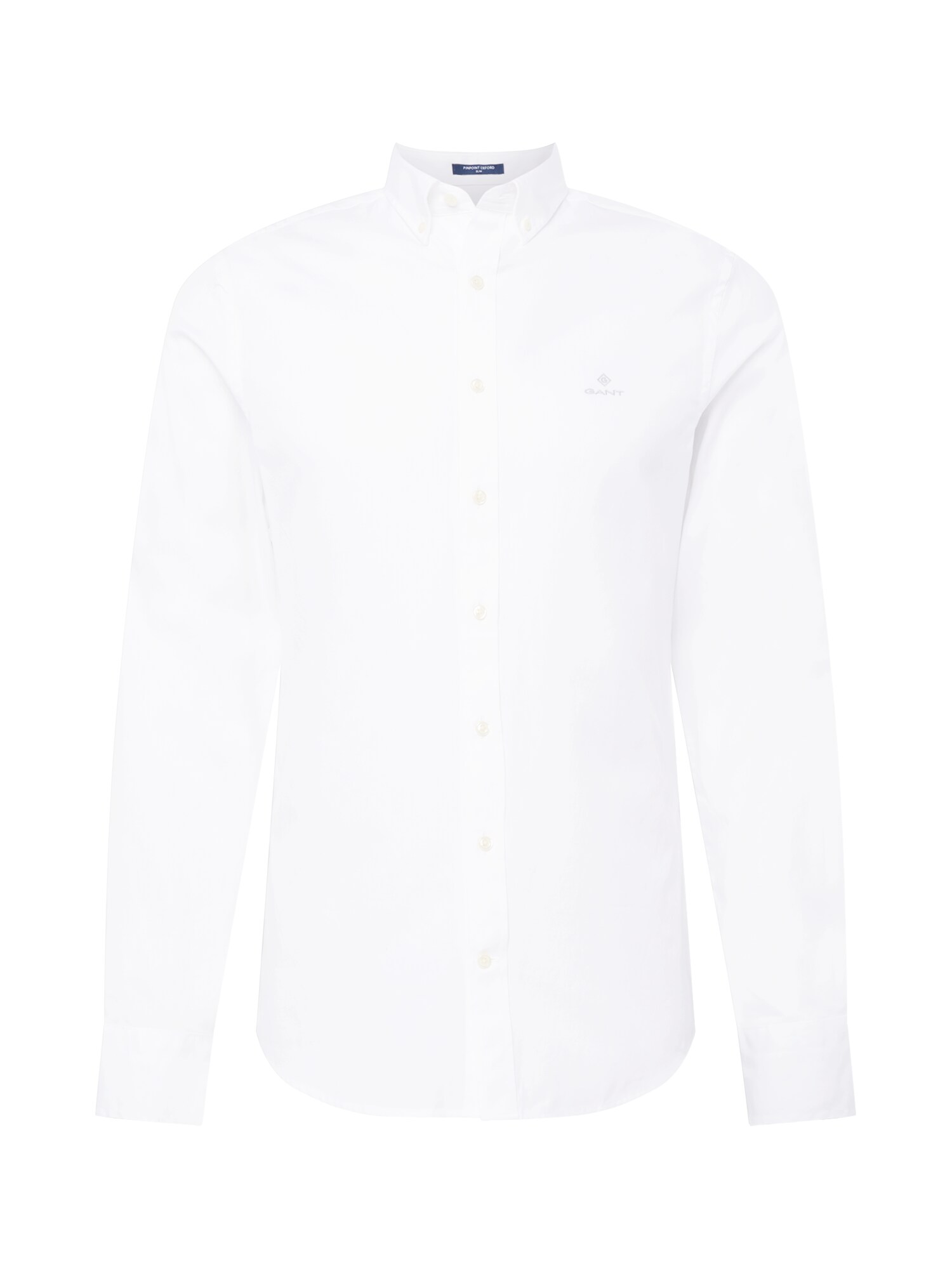 GANT Srajca 'OXFORD'  siva / bela