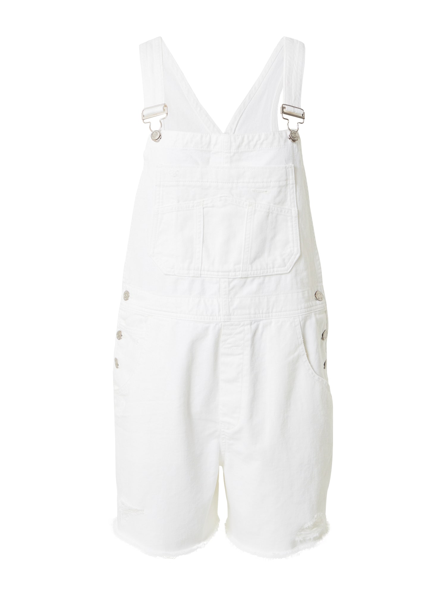 GAP Kavbojke z naramnicami  bel denim