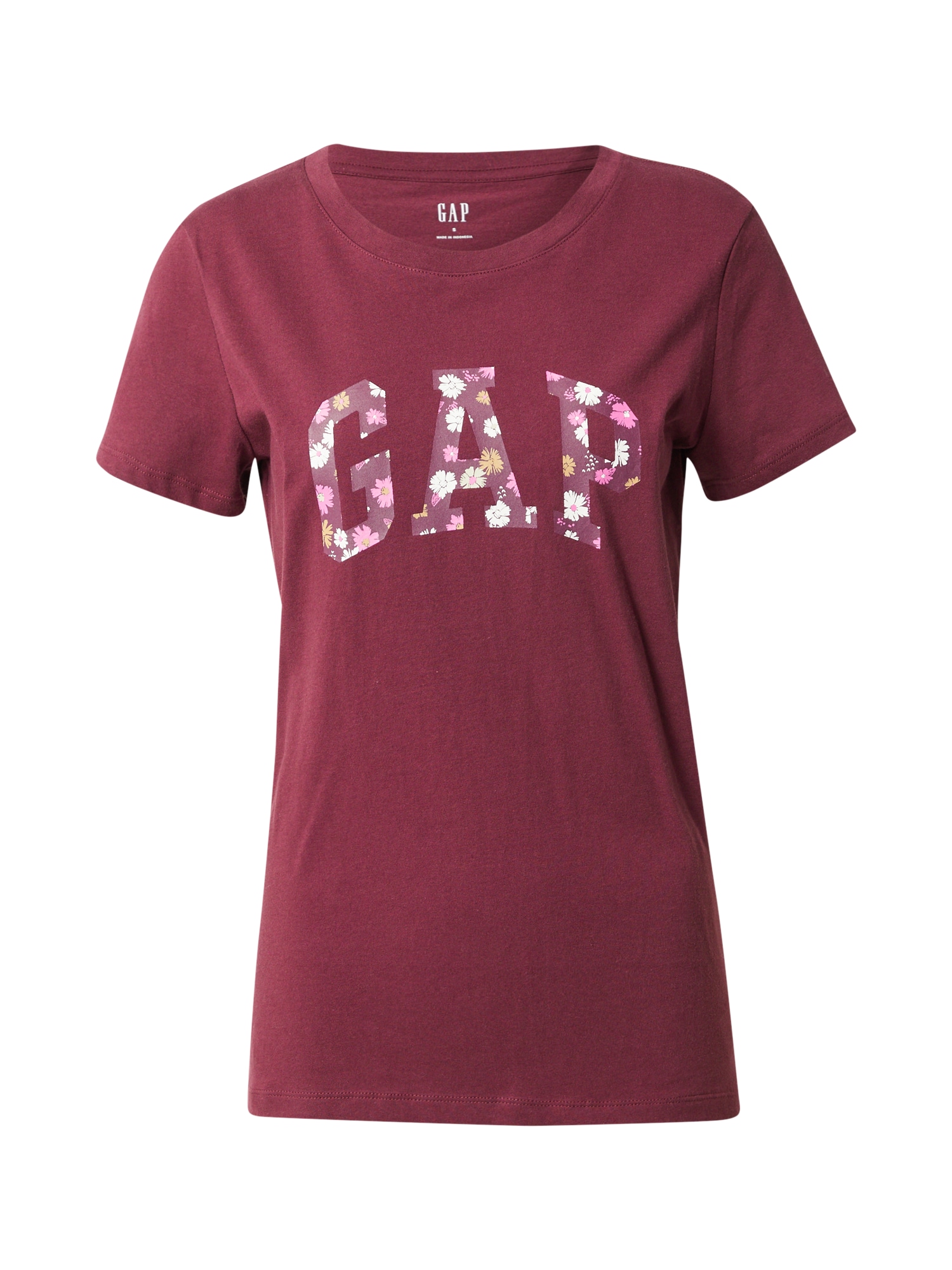 GAP Majica  mešane barve / burgund