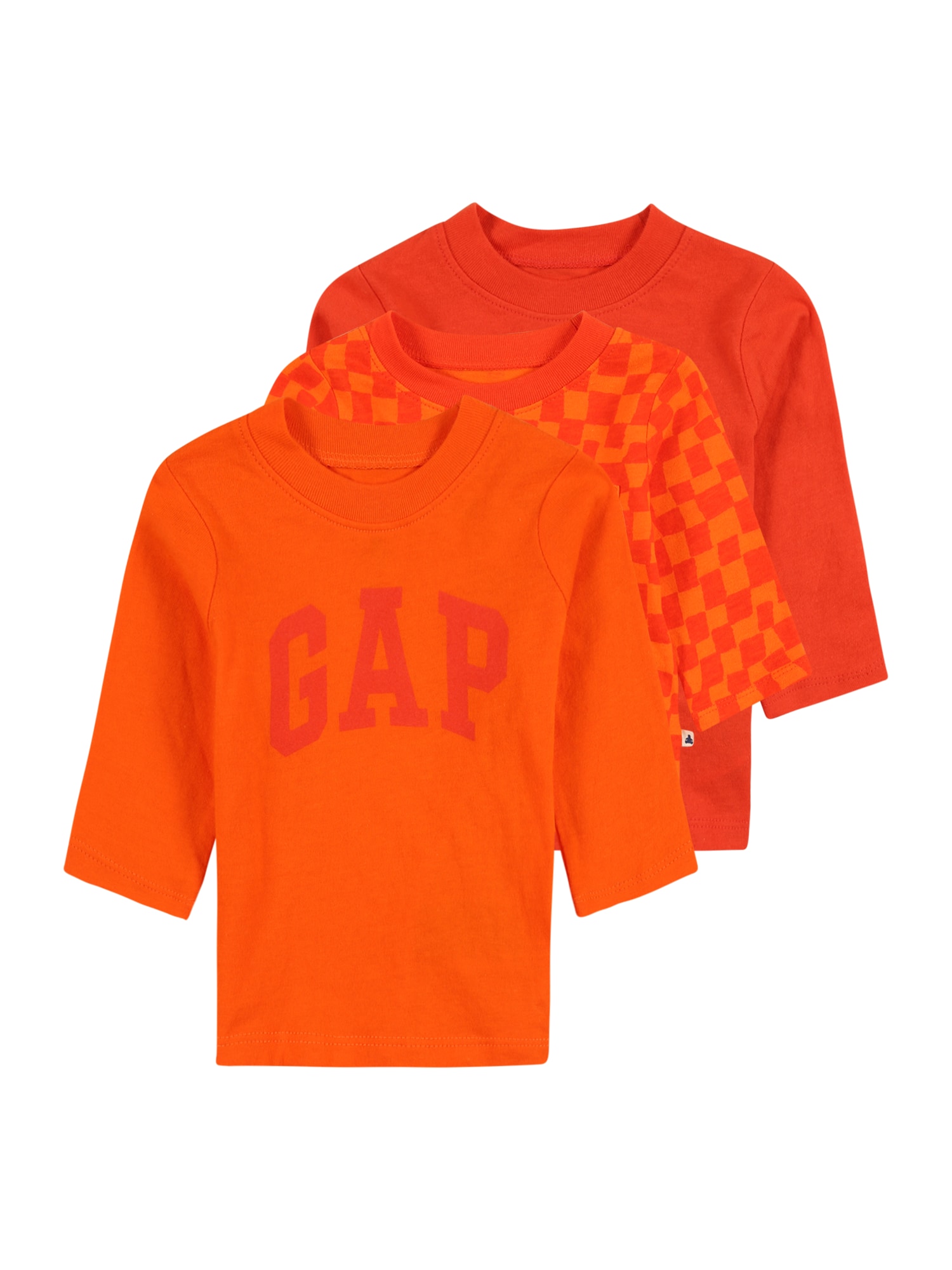 GAP Majica  oranžna / temno oranžna