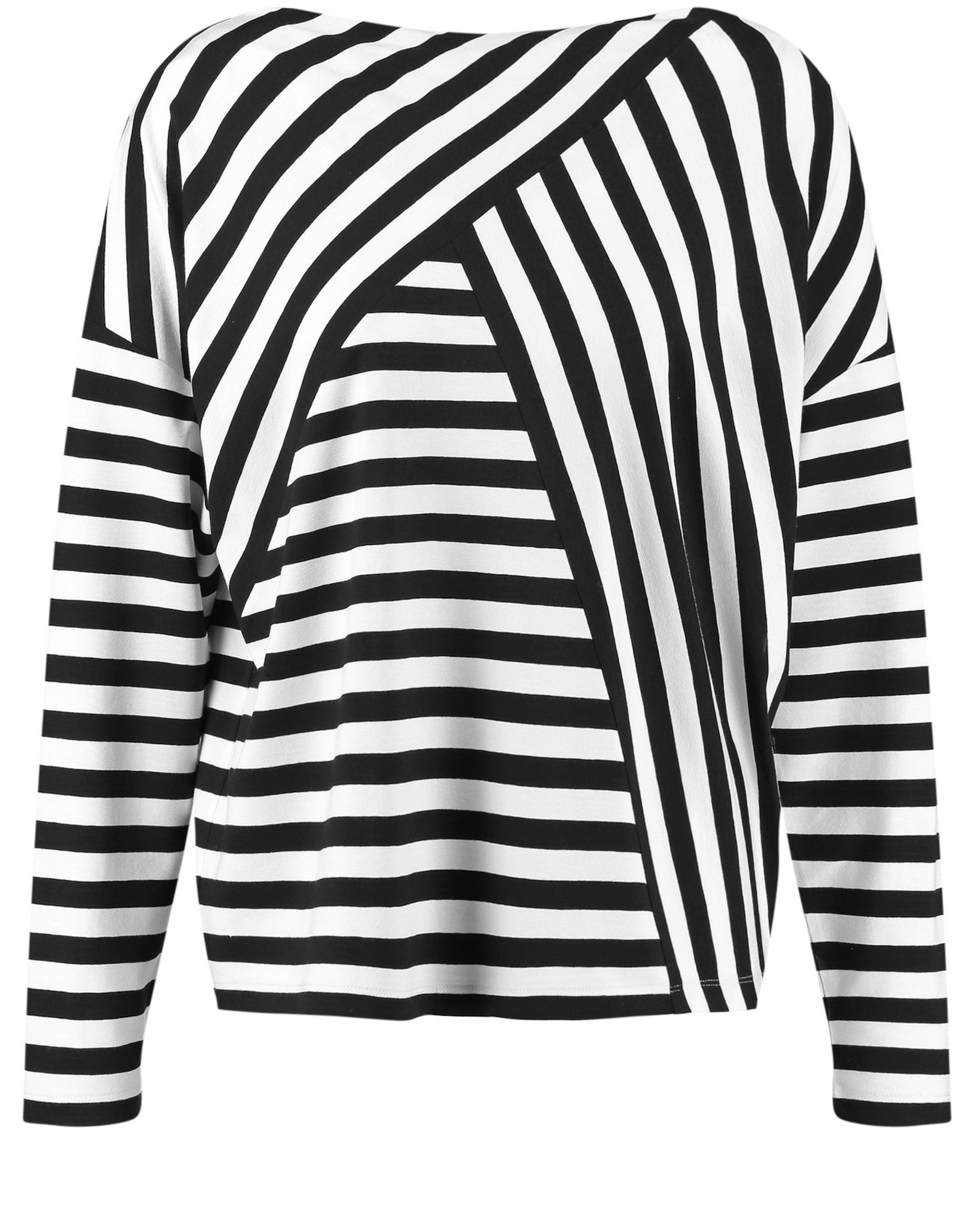 GERRY WEBER Majica  črna / bela