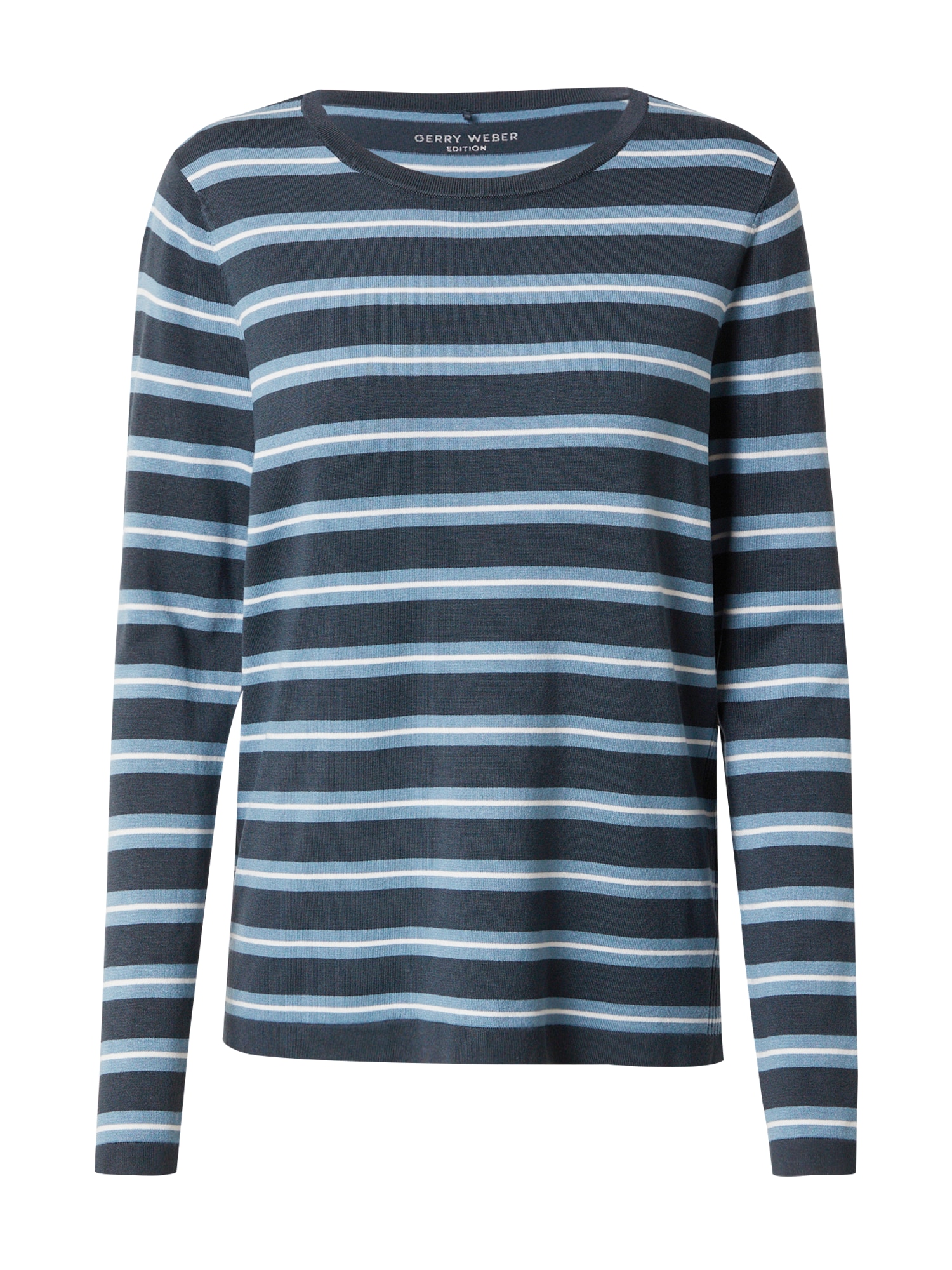 GERRY WEBER Pulover  golobje modra / svetlo modra / bela