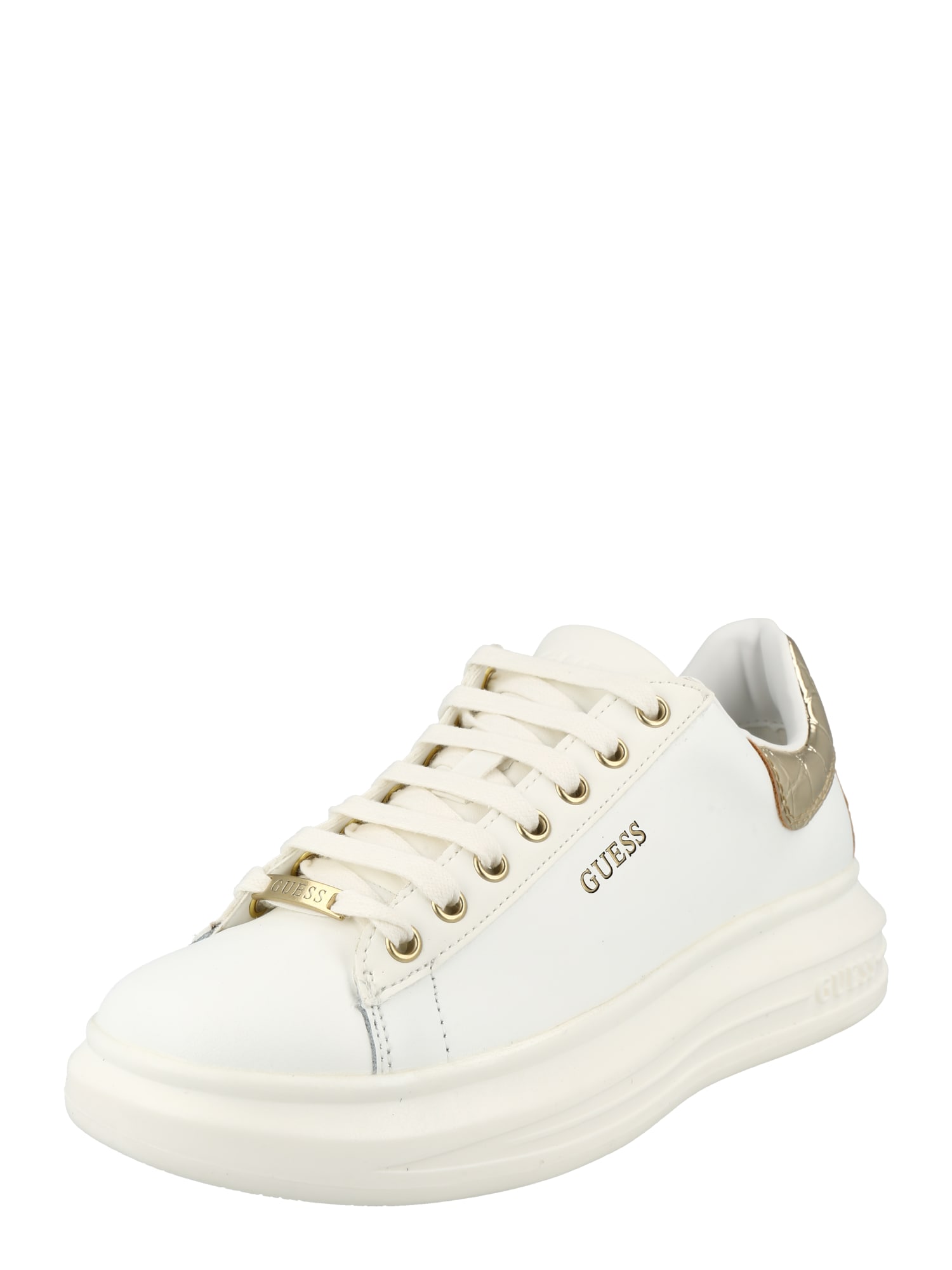 GUESS Nizke superge 'SALERNO'  zlata / bela