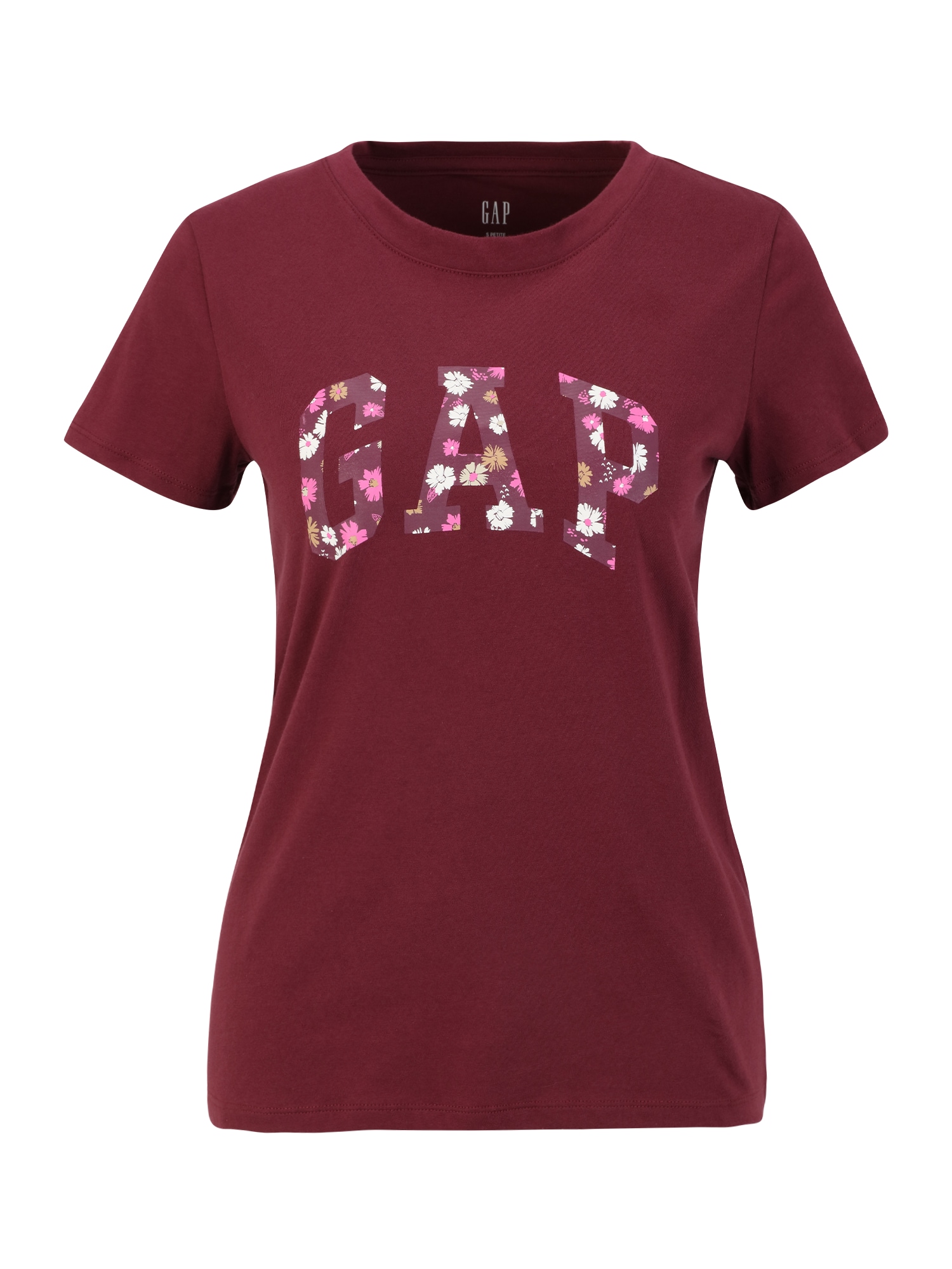 Gap Petite Majica  roza / burgund / bela