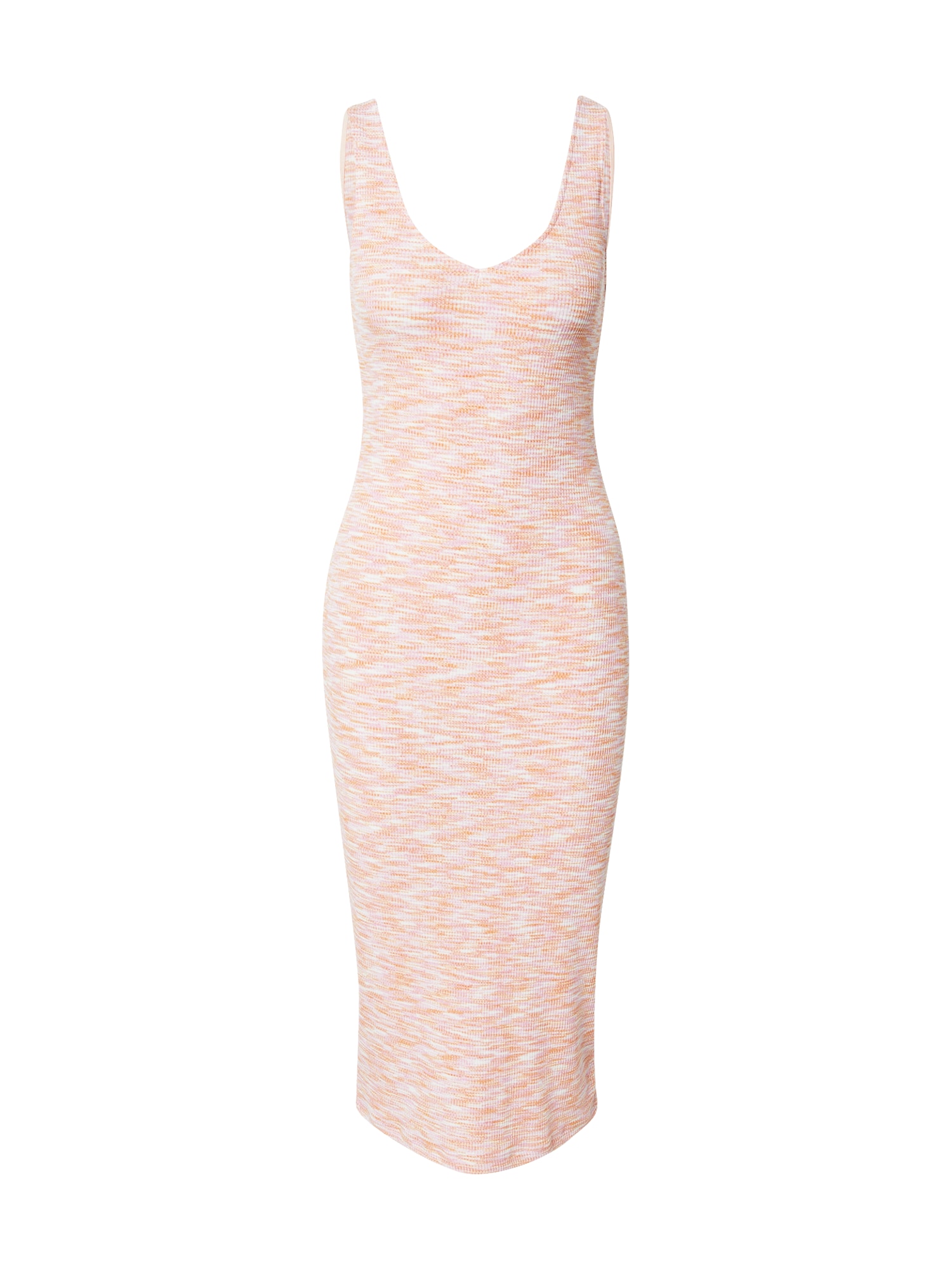 Gina Tricot Obleka 'Reggie'  oranžna / roza / bela