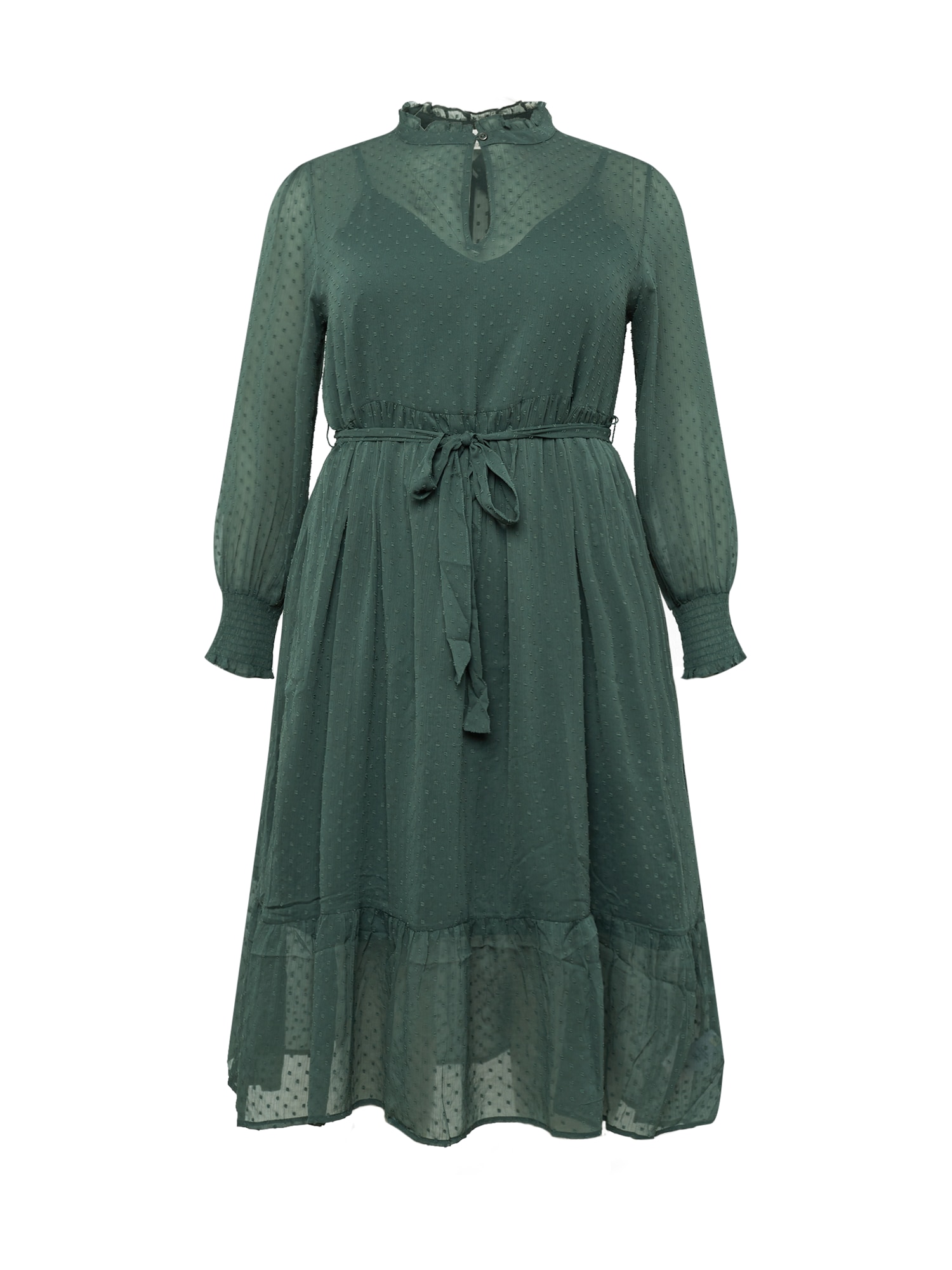 Guido Maria Kretschmer Curvy Collection Dolga srajca 'Thassia'  zelena
