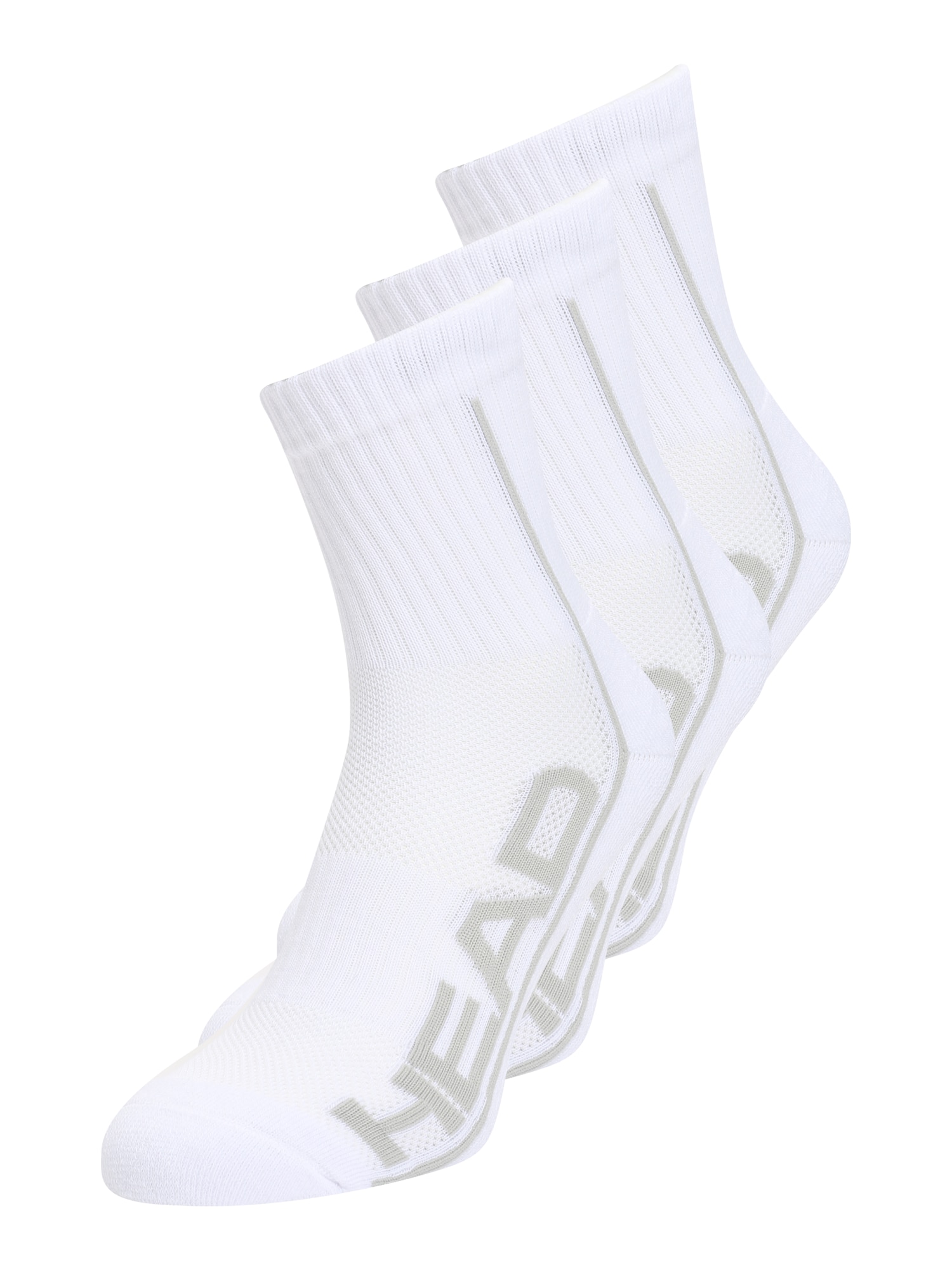 HEAD Športne nogavice  svetlo siva / bela