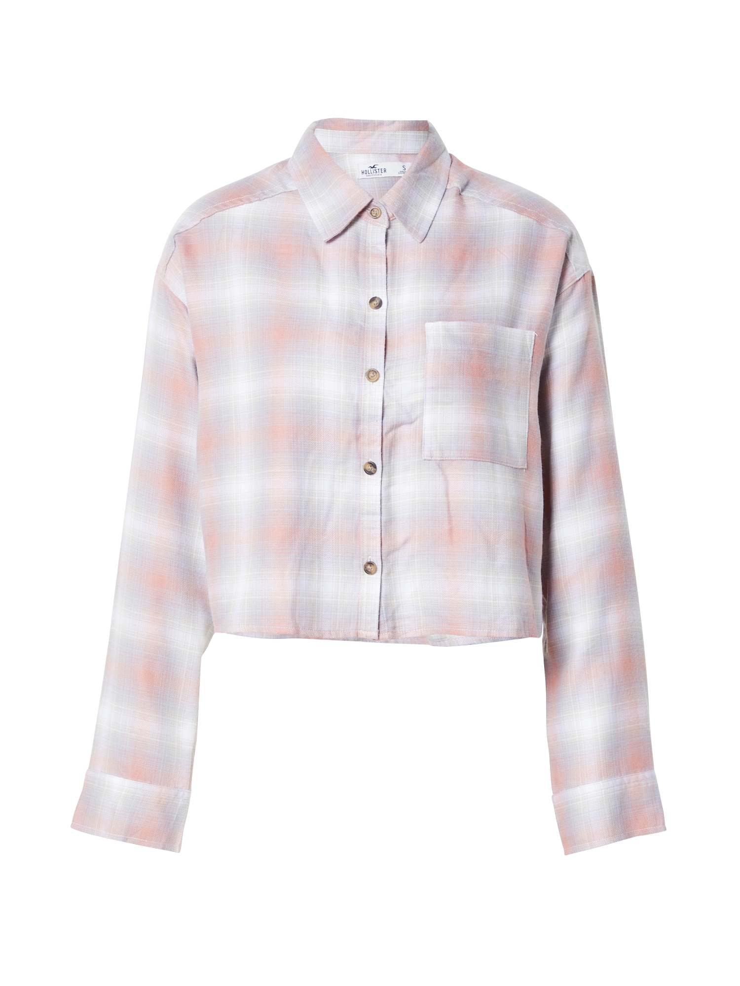 HOLLISTER Bluza  svetlo lila / svetlo roza / bela