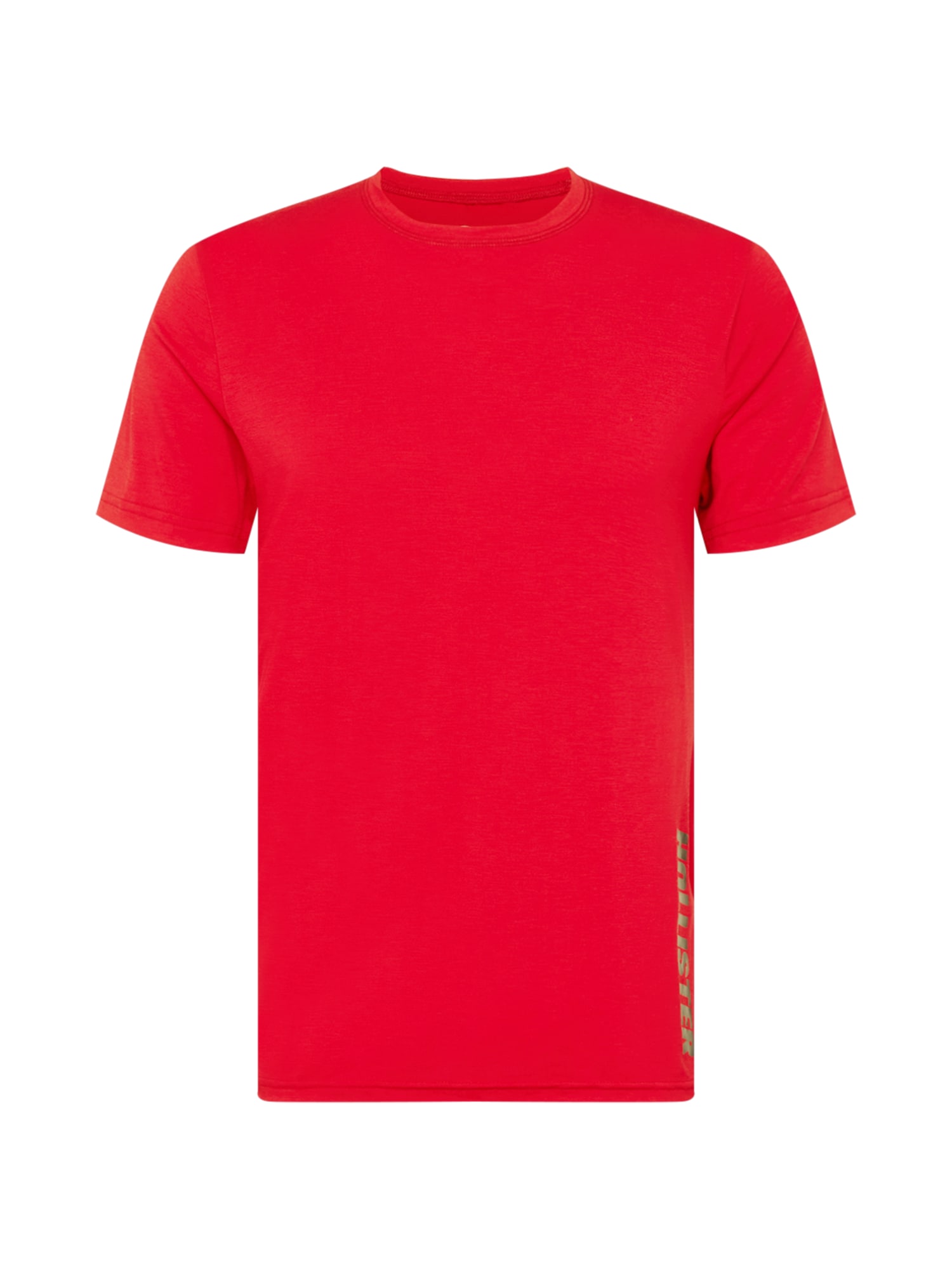 HOLLISTER Majica  svetlo zelena / rdeča