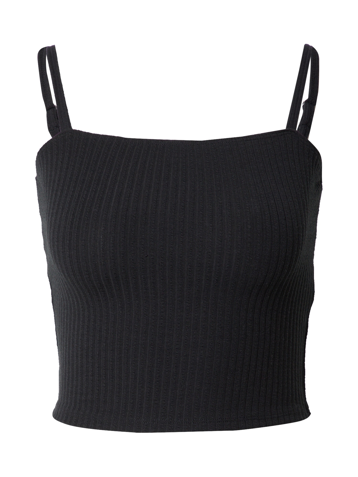 HOLLISTER Top z naramnicami  črna