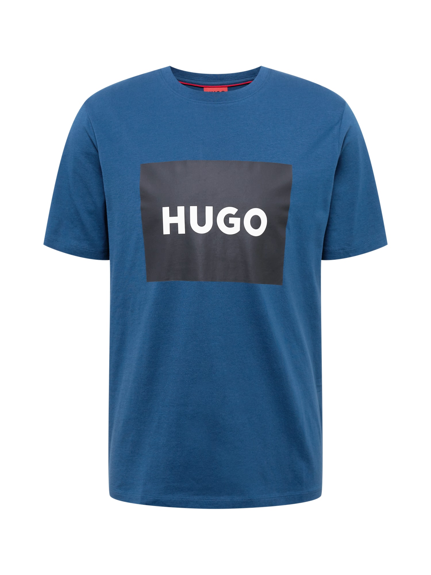 HUGO Majica 'Dulive'  kraljevo modra / črna / bela