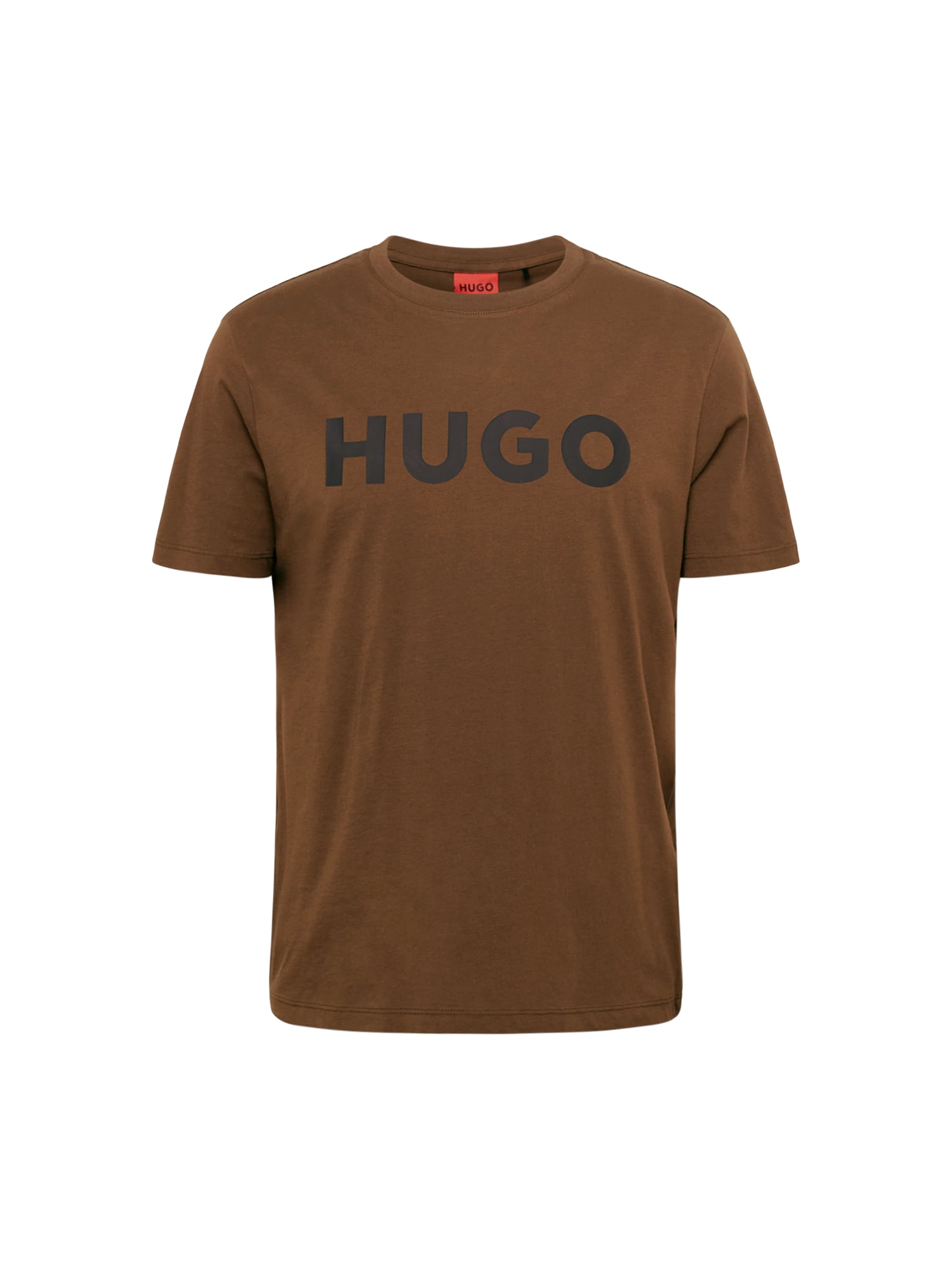 HUGO Majica 'Dulivio'  rjava / črna