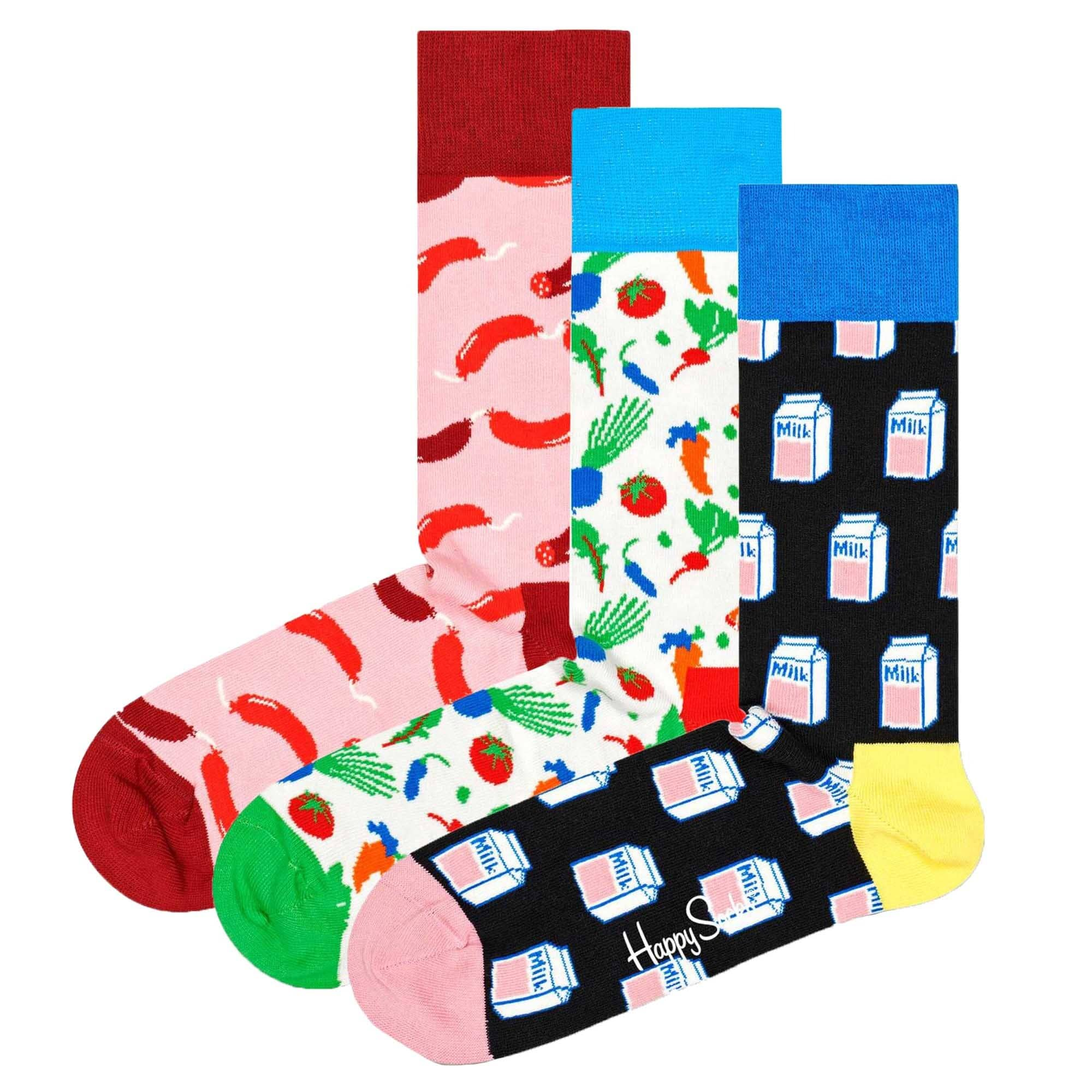 Happy Socks Nogavice  mornarska / zelena / roza / bela