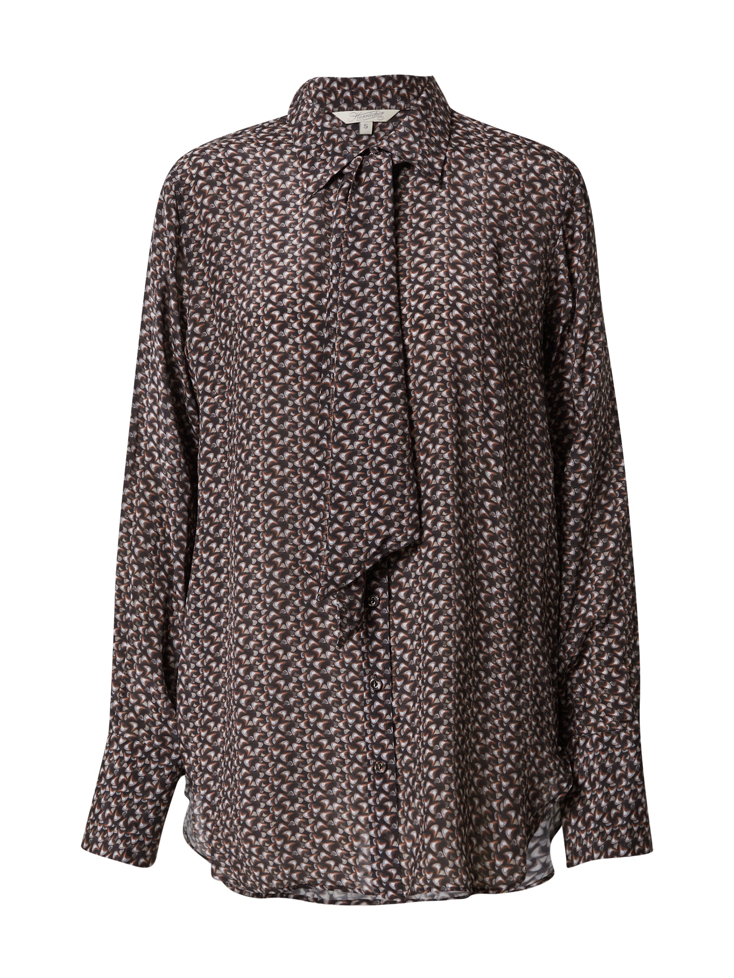 Herrlicher Bluza 'Nicola'  rjava / kostanj rjava