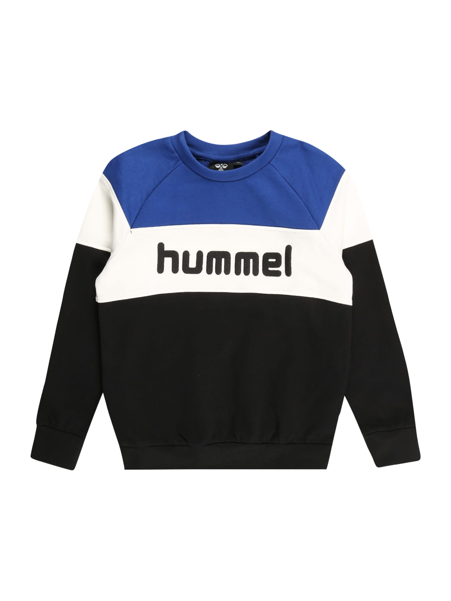 Hummel Majica  temno modra / črna / bela