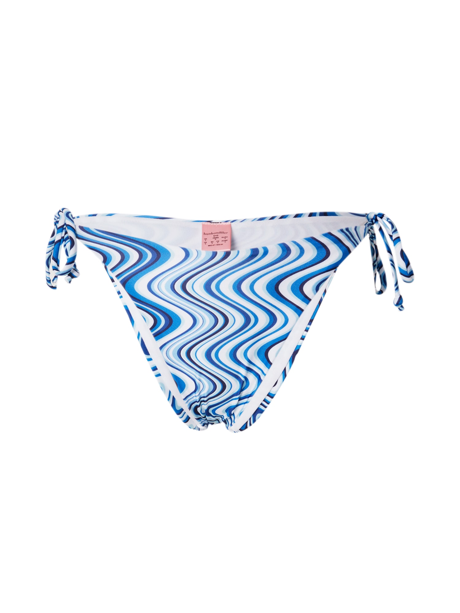 Hunkemöller Bikini hlačke 'Hvar'  opal / nebeško modra / temno modra / bela