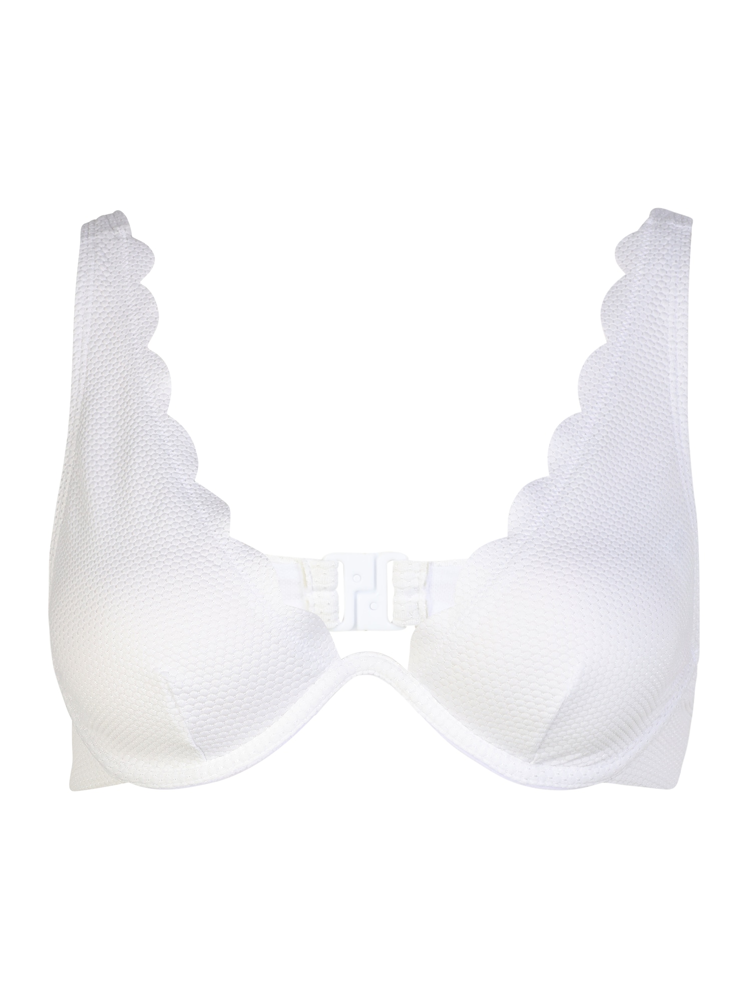 Hunkemöller Bikini zgornji del 'Scallop'  bela