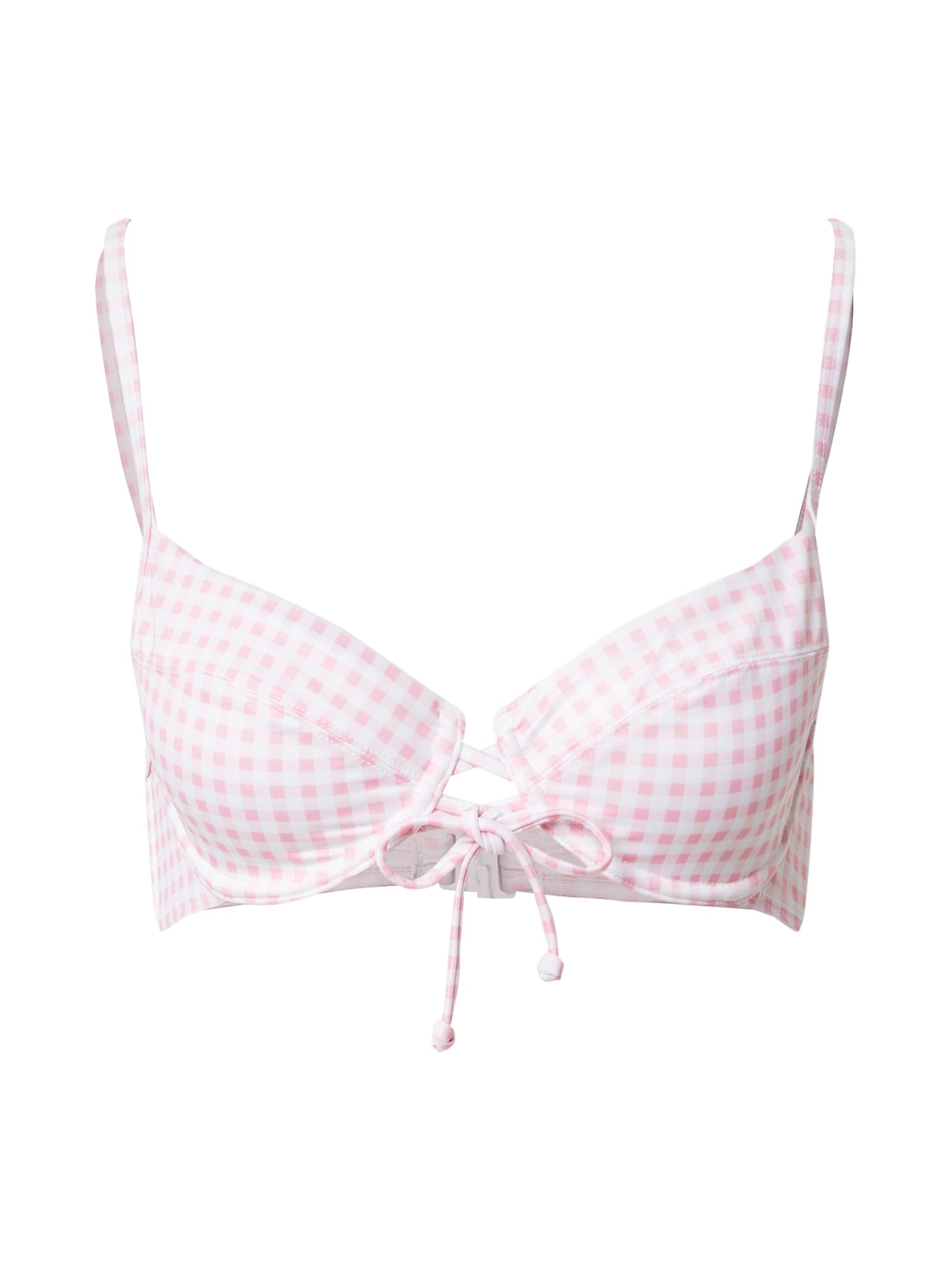 Hunkemöller Bikini zgornji del  svetlo roza / bela