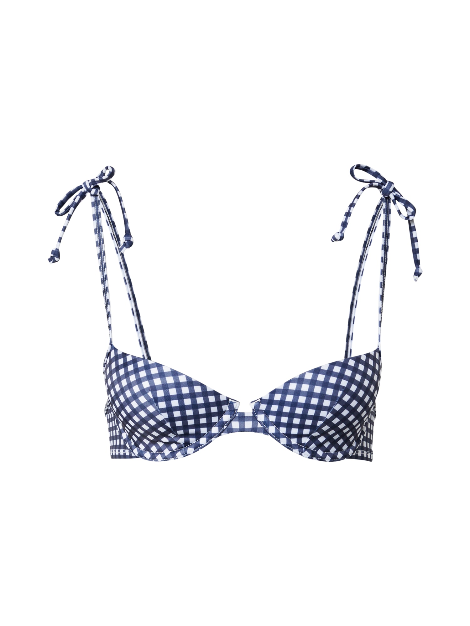 Hunkemöller Bikini zgornji del  temno modra / bela