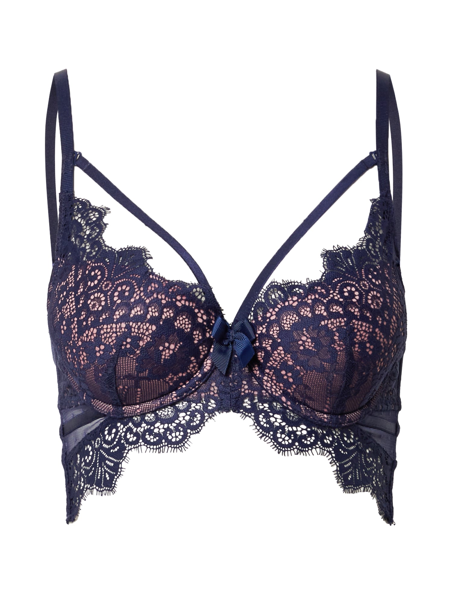 Hunkemöller Nedrček 'Marilee'  temno modra / roza