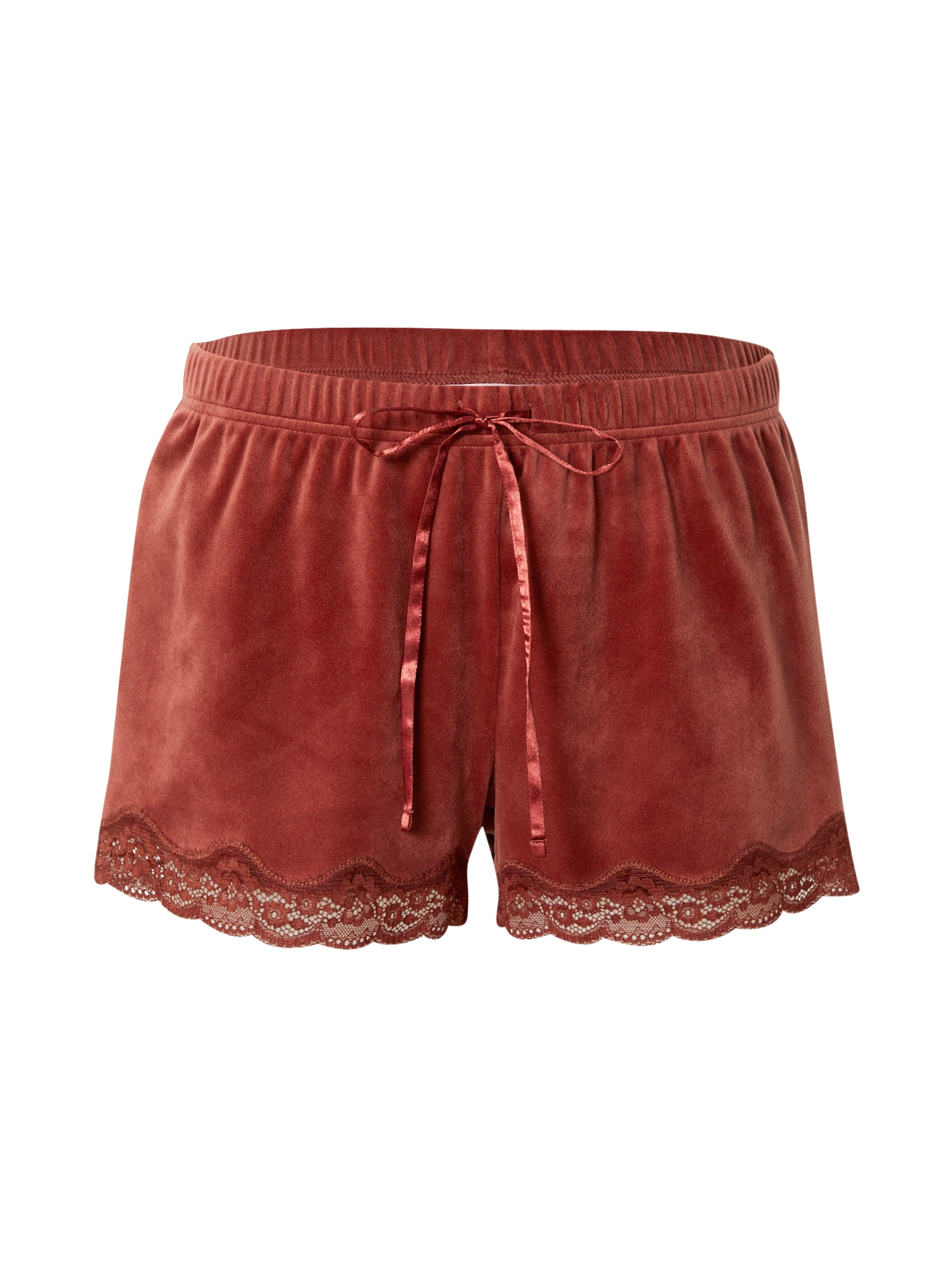 Hunkemöller Spodnji del pižame  rjasto rjava