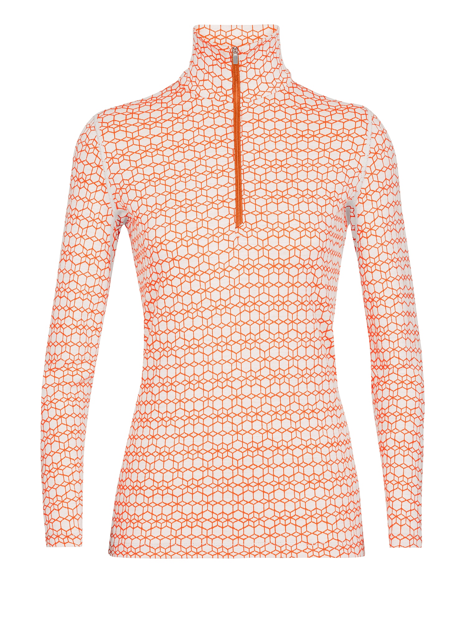 ICEBREAKER Funkcionalna majica 'W 250 Vertex'  oranžna / bela
