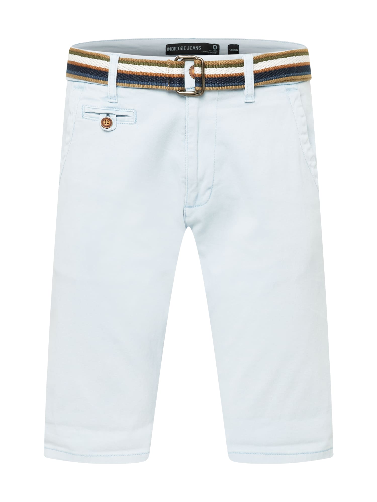 INDICODE JEANS Chino hlače 'Royce'  pastelno modra