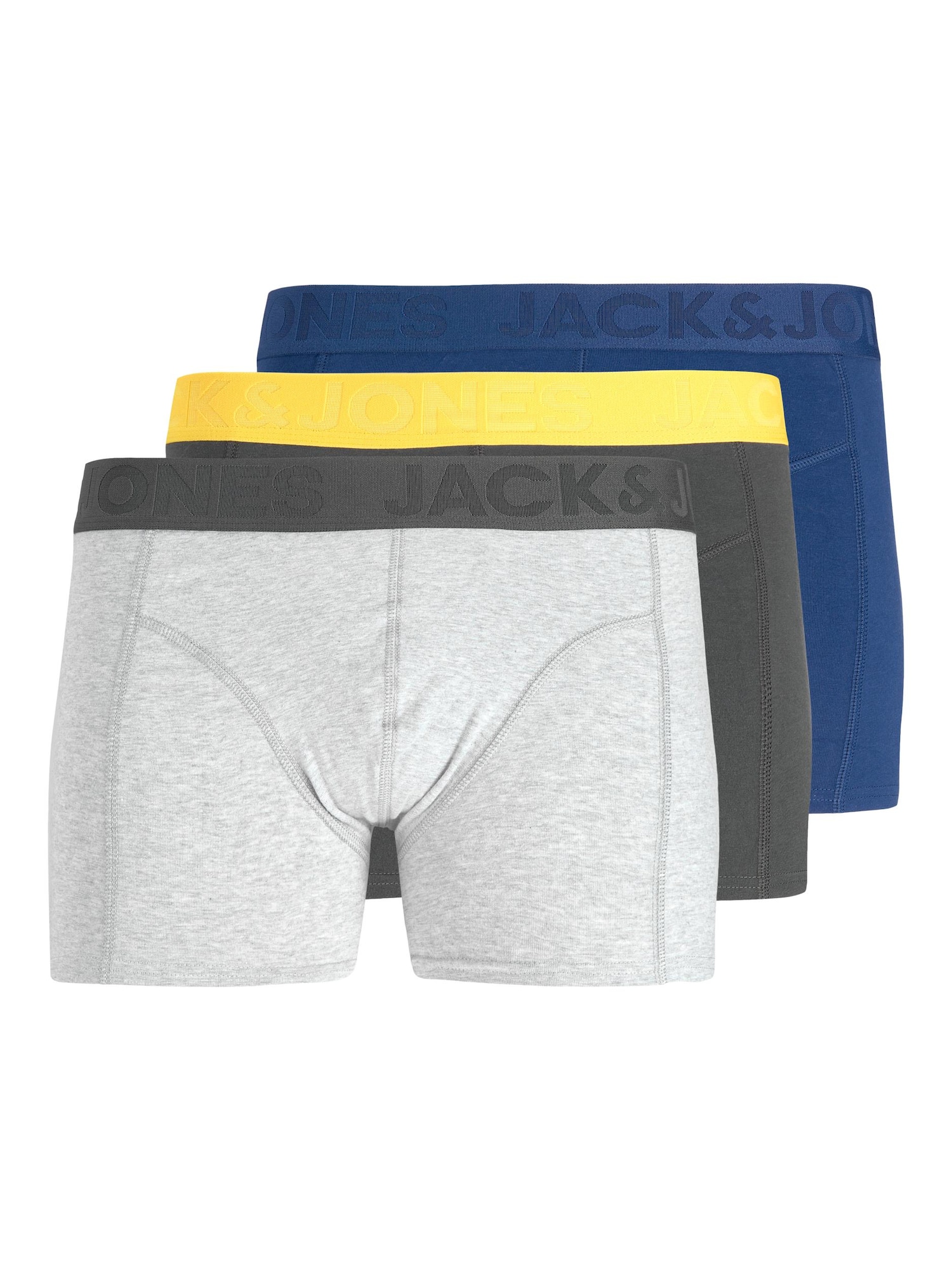 JACK & JONES Boksarice 'ANDREW'  nebeško modra / rumena / oliva / svetlo zelena