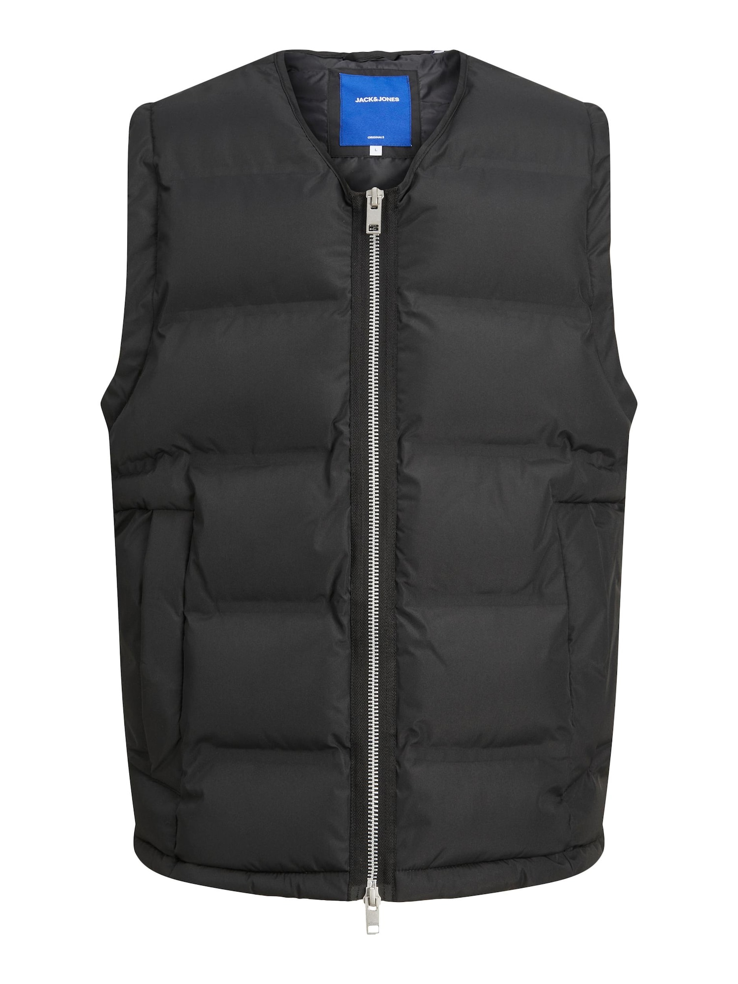 JACK & JONES Brezrokavnik 'Gene'  črna